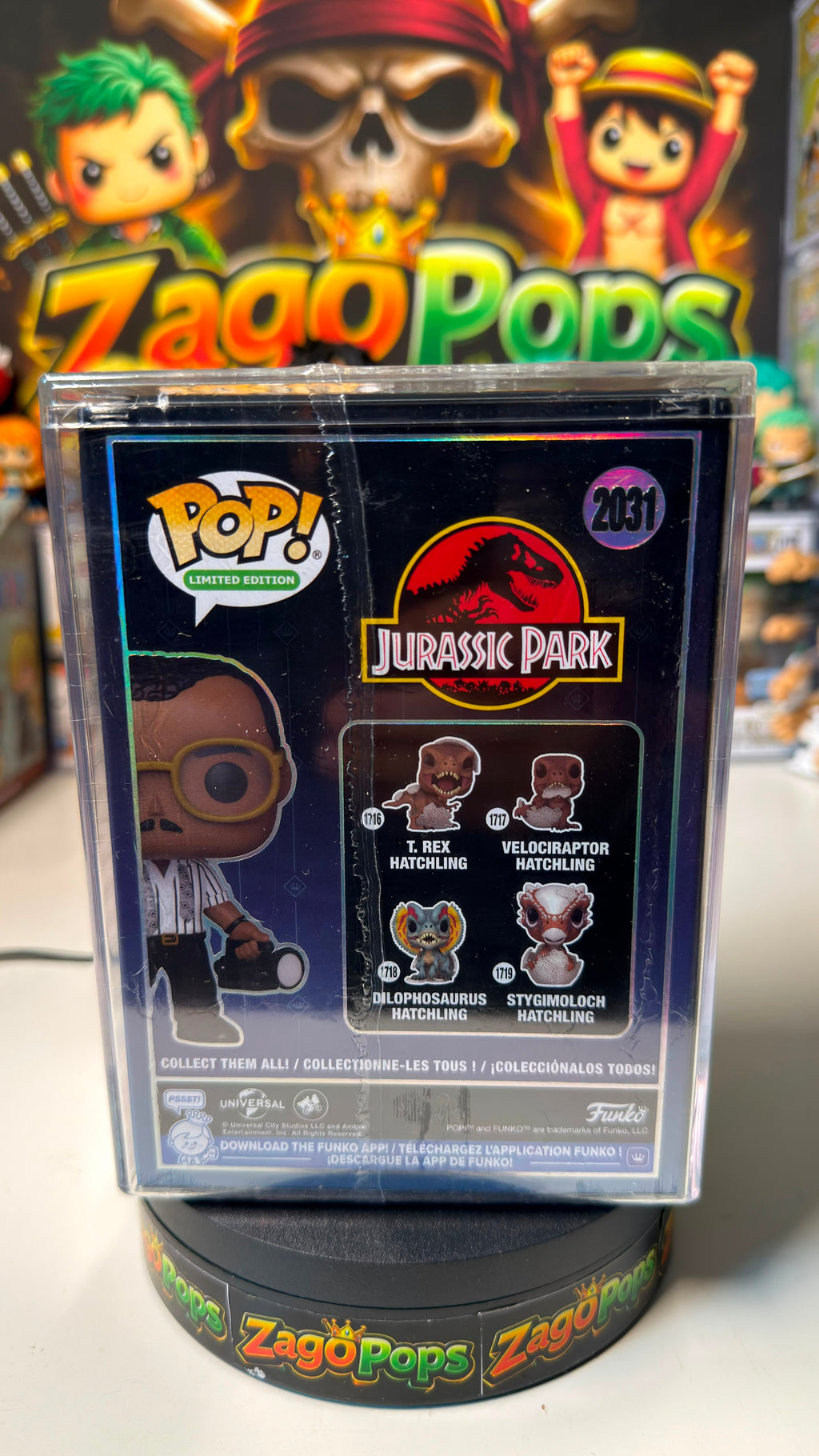 Funko Pop Mr.Arnold 2031 Jurassic Park Limited Edition 5000pcs