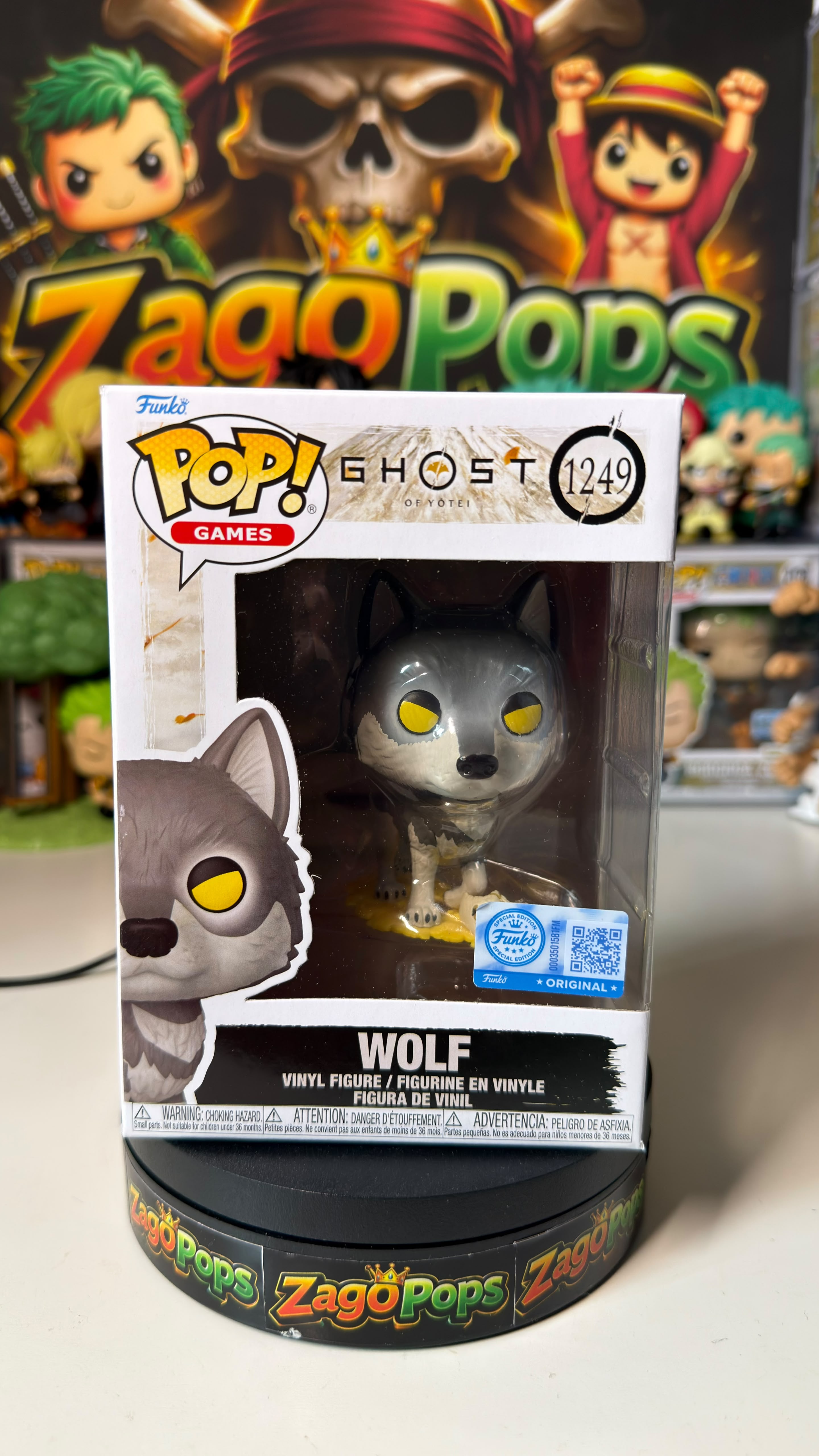 Funko Pop Wolf 1249 Ghost of Yotei