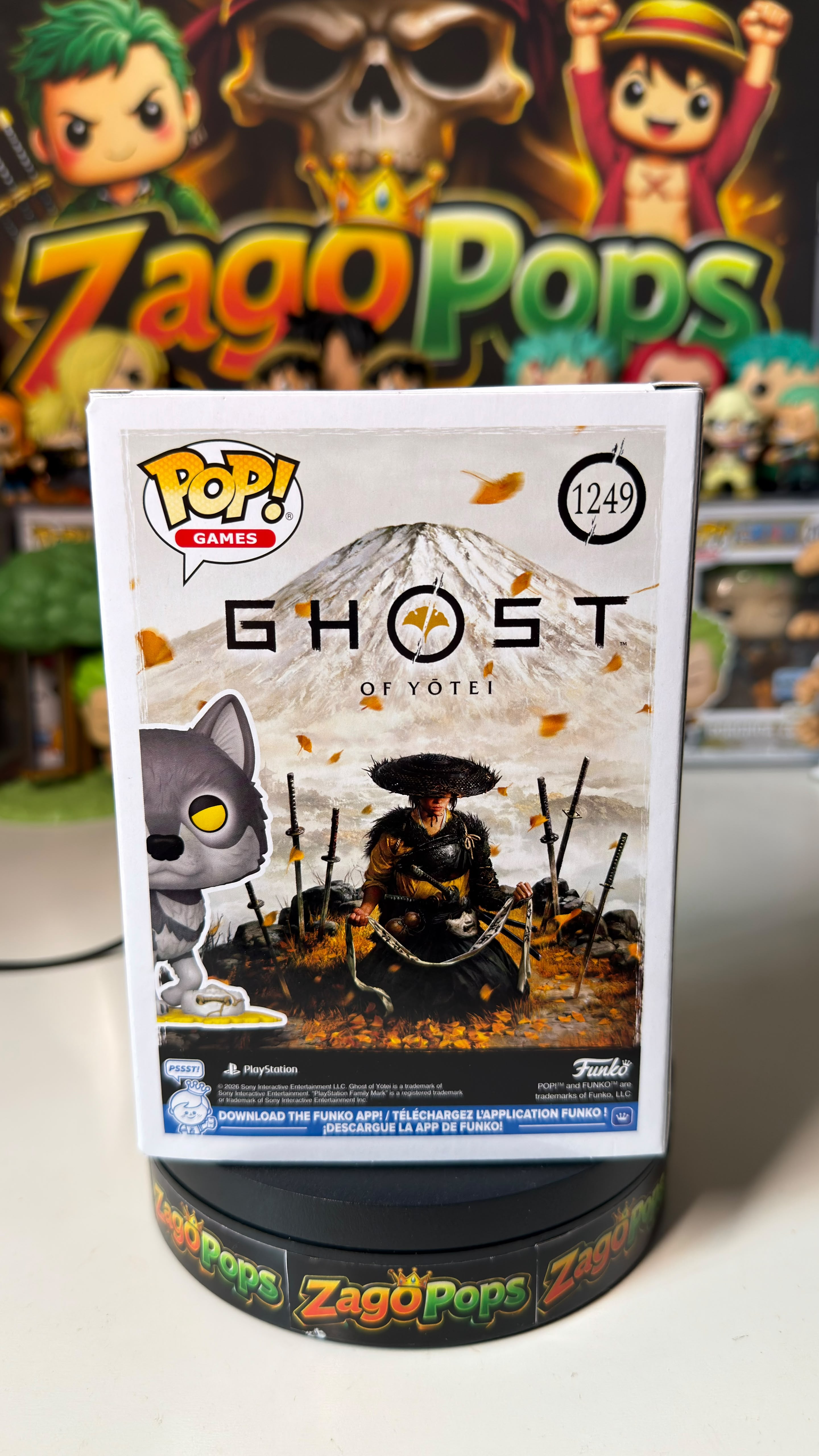 Funko Pop Wolf 1249 Ghost of Yotei