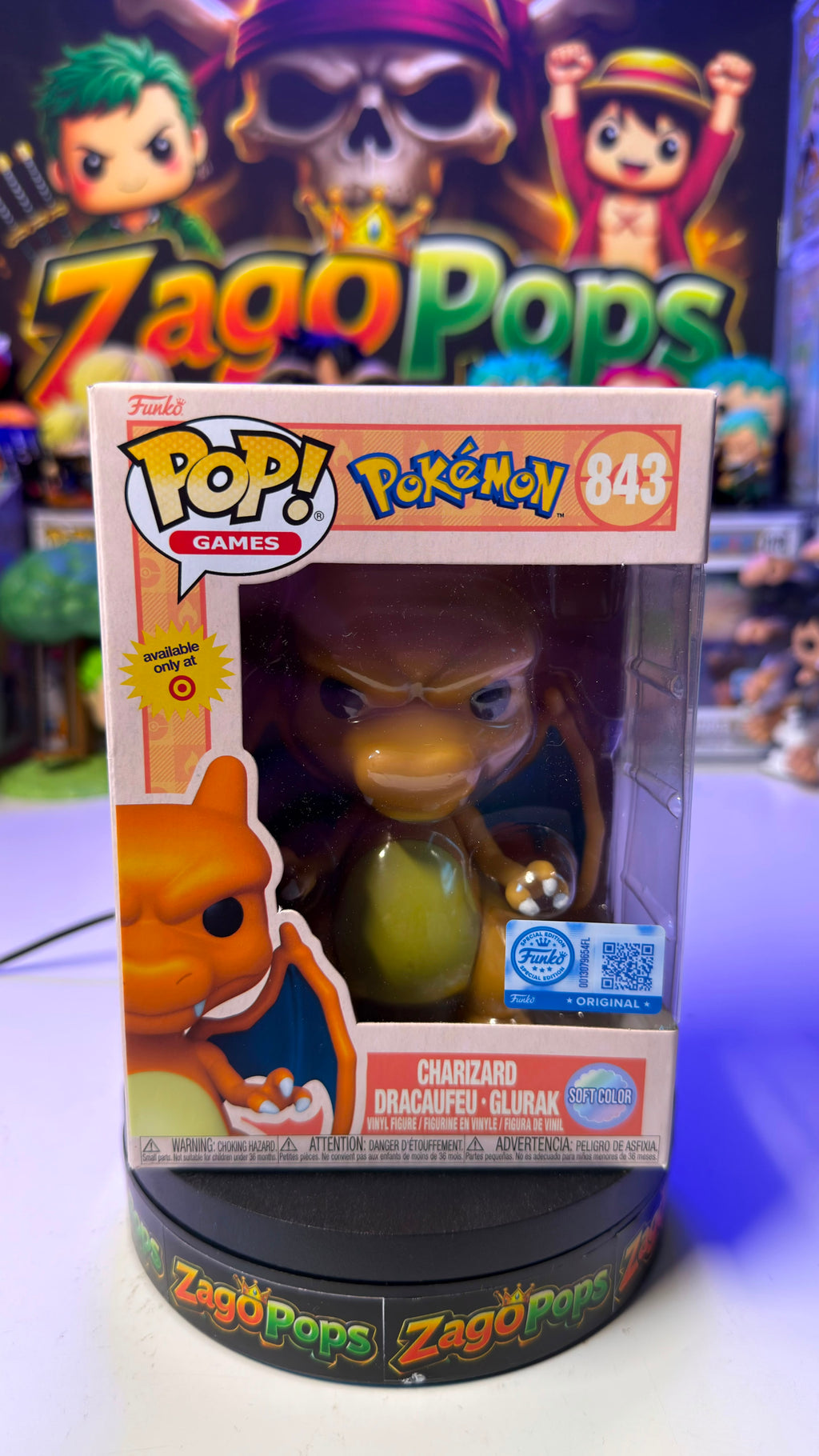 Funko Pop Charizard 843 Soft Color Pokemon