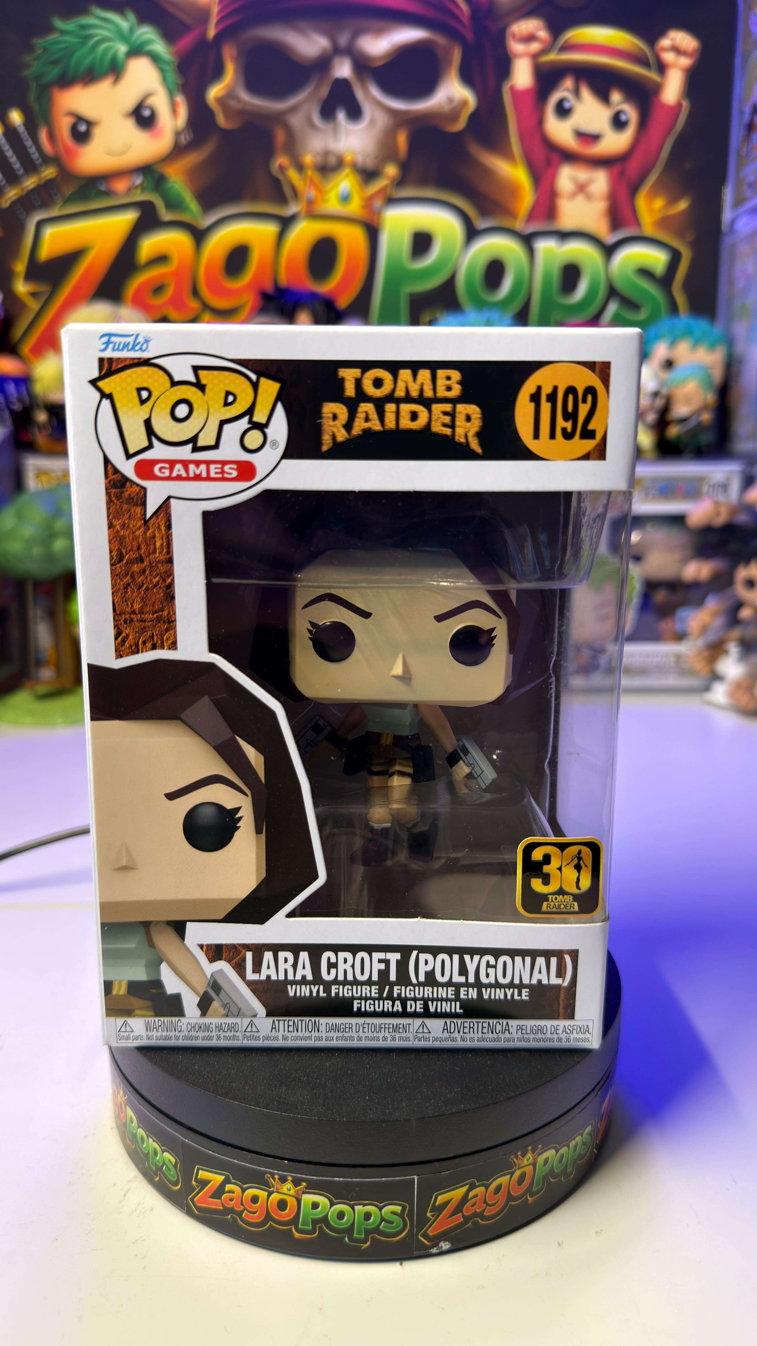 Funko Pop Lara Croft (Polygonal) 1192 Tomb Raider