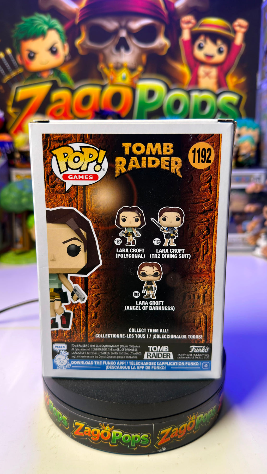 Funko Pop Lara Croft (Polygonal) 1192 Tomb Raider