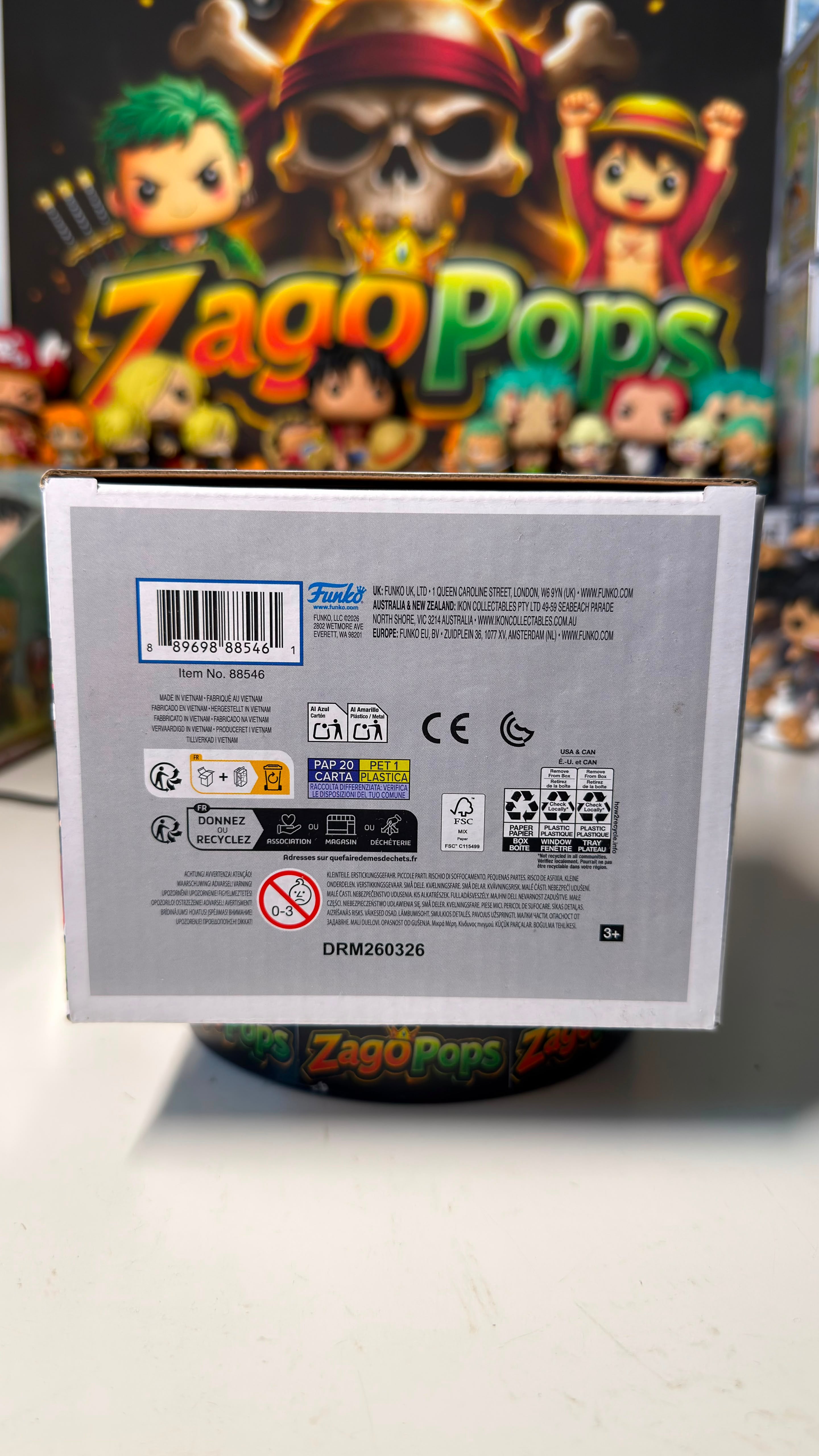 Funko Pop Roronoa Zoro 2151 One Piece