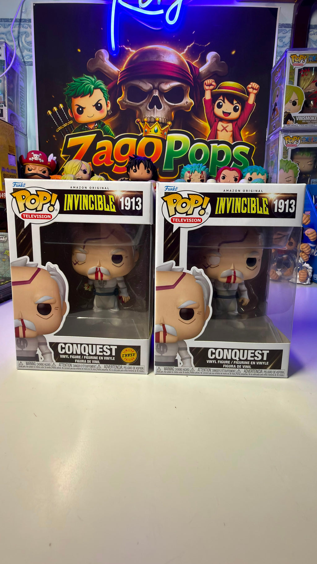 Funko Pop Bundle Conquest 1913 Chase Invincible