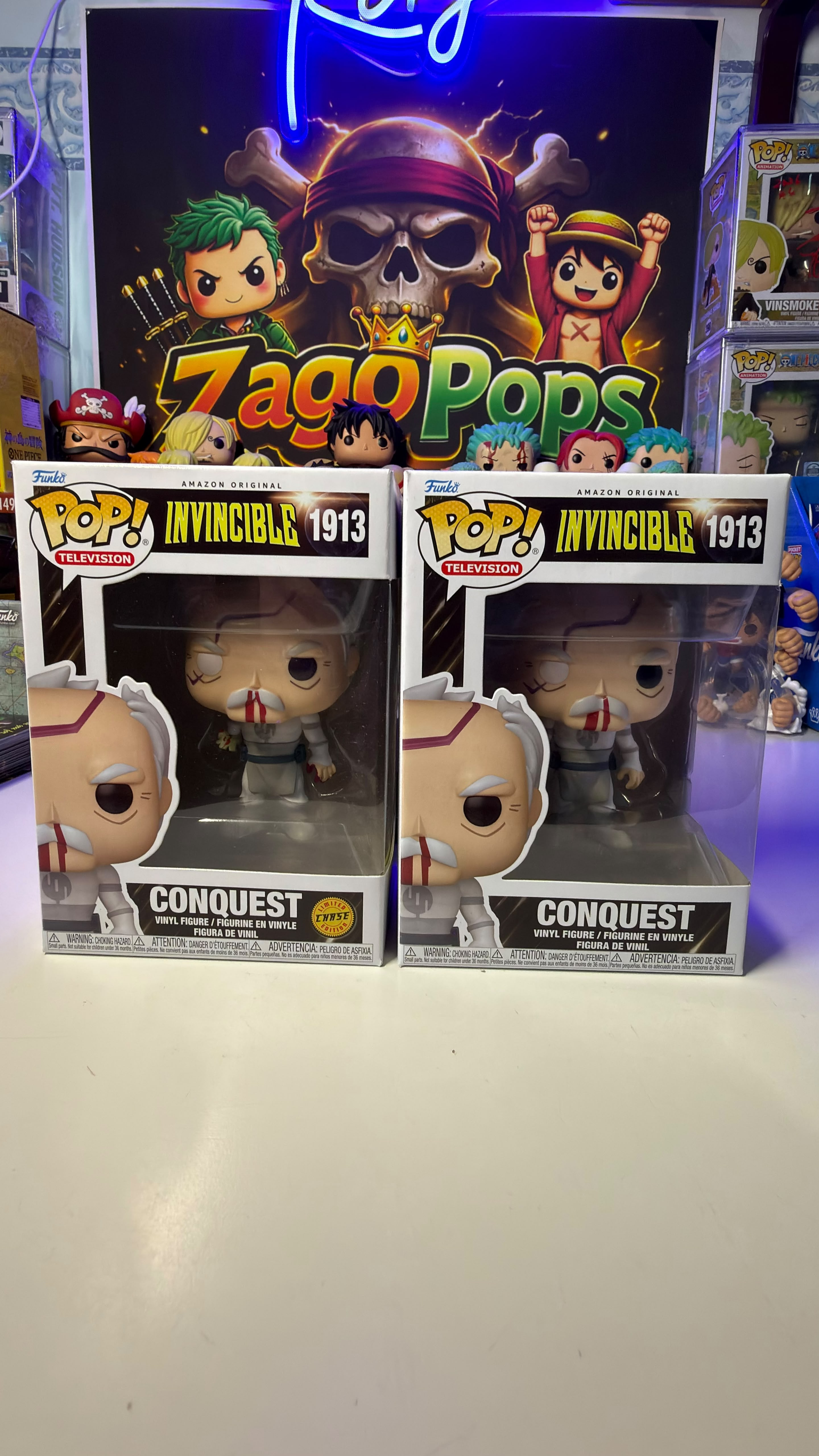 Funko Pop Bundle Conquest 1913 Chase Invincible