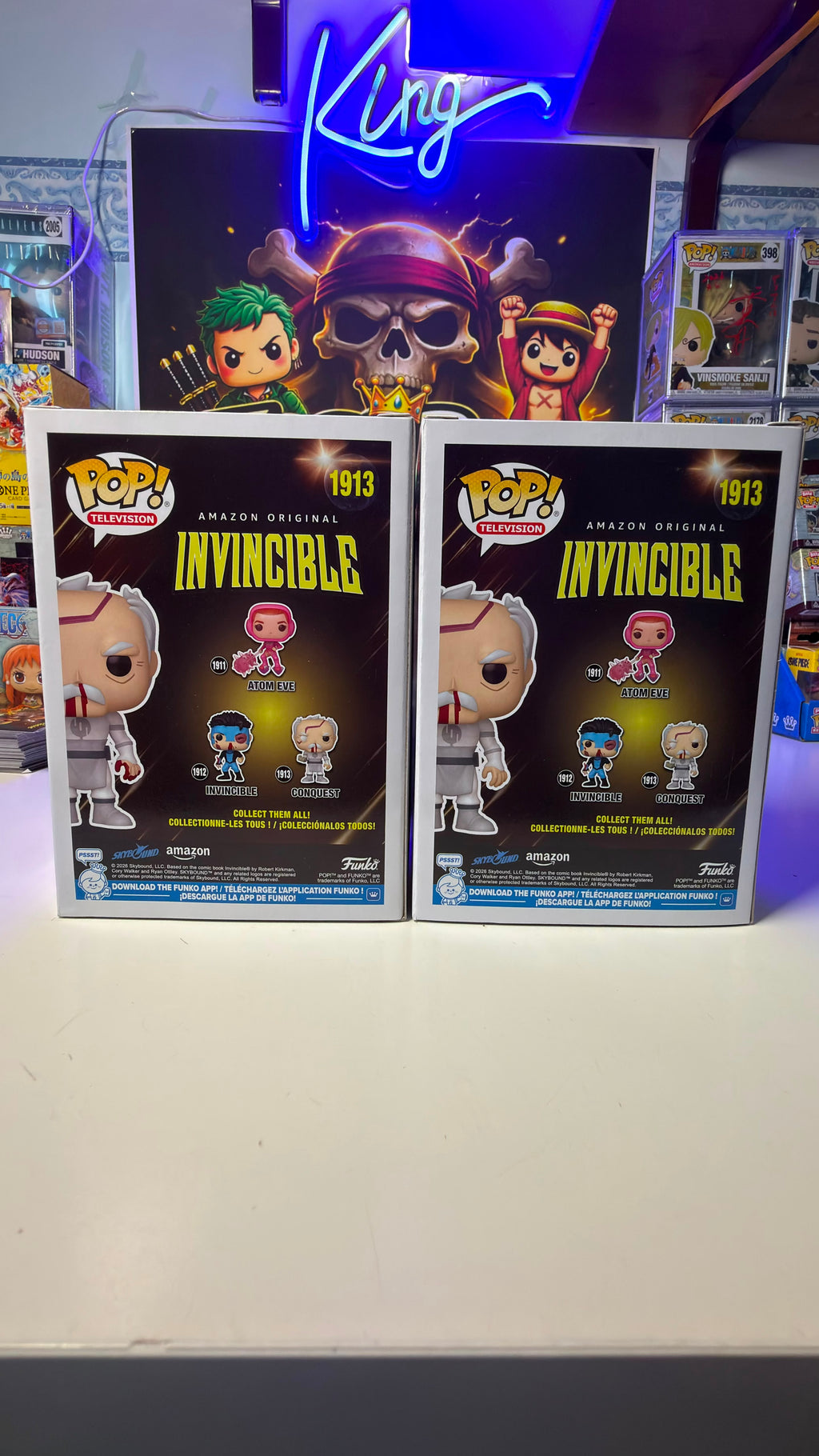 Funko Pop Bundle Conquest 1913 Chase Invincible