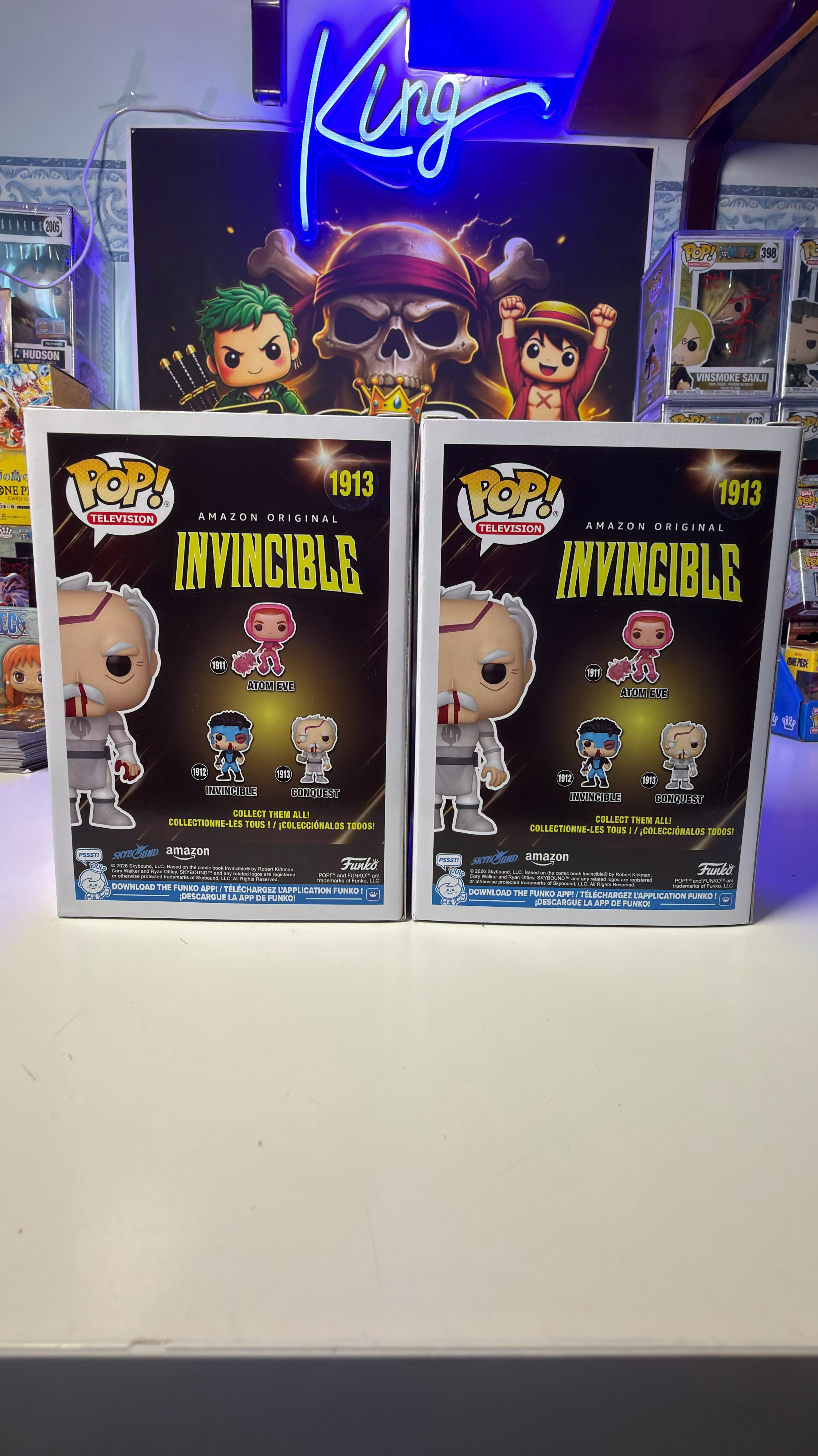 Funko Pop Bundle Conquest 1913 Chase Invincible