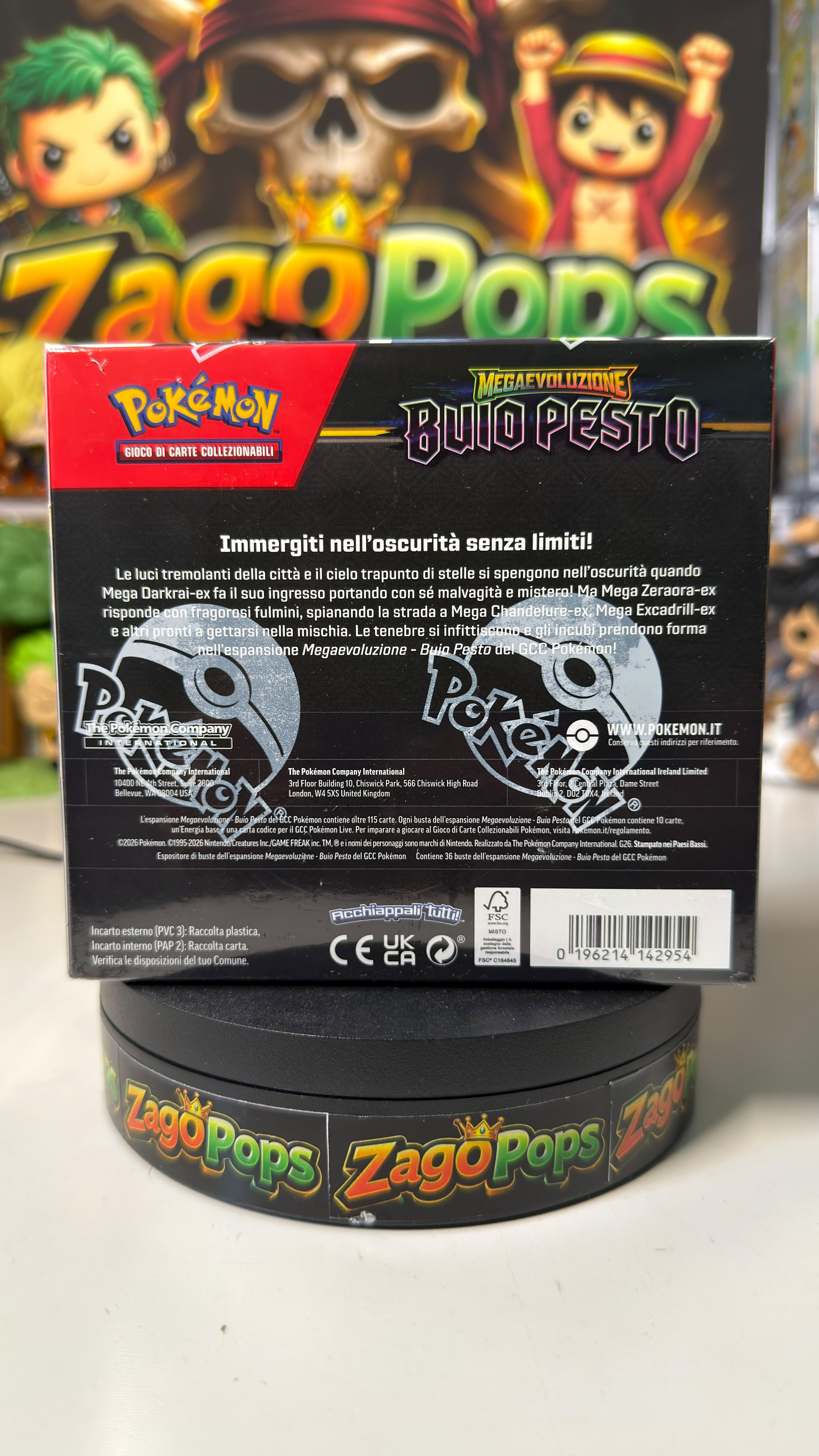 TCG Pokemon Box Megaevoluzione Buio Pesto 36 bustine ITA