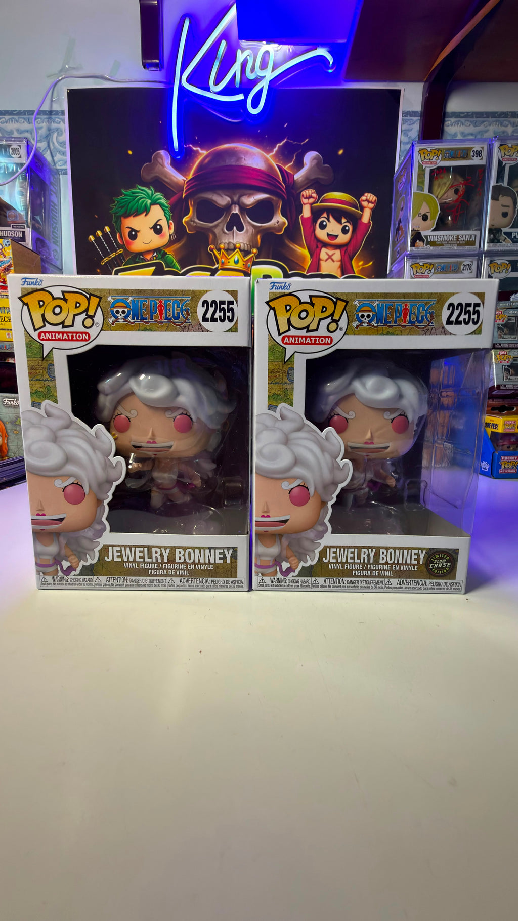 Funko Pop Bundle Jewelry Bonney 2255 Glow Chase One Piece