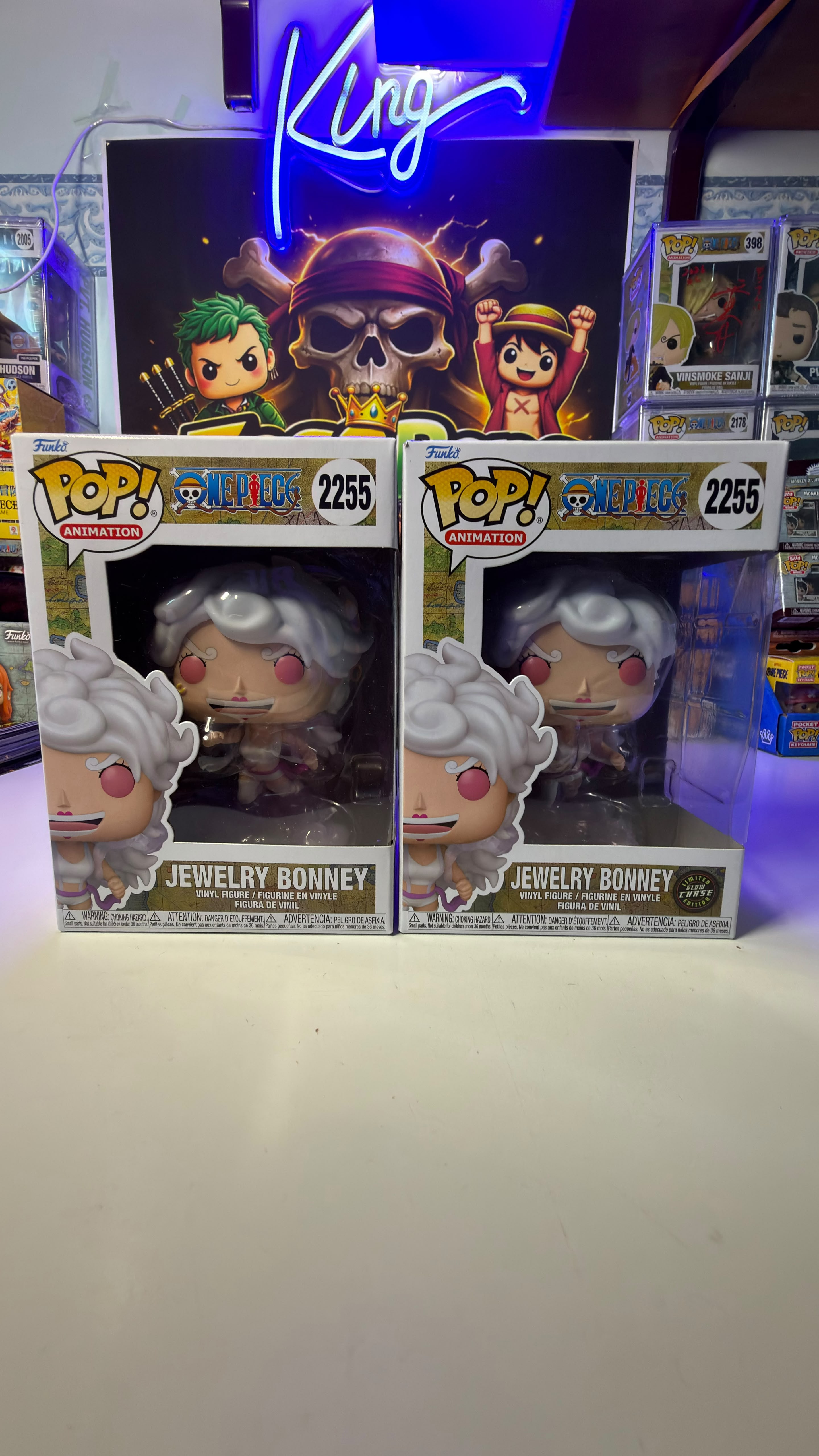 Funko Pop Bundle Jewelry Bonney 2255 Glow Chase One Piece