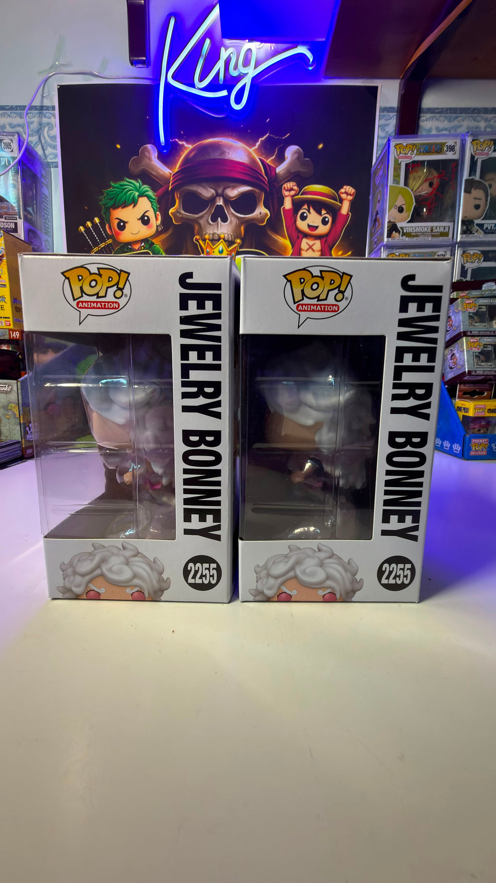 Funko Pop Bundle Jewelry Bonney 2255 Glow Chase One Piece