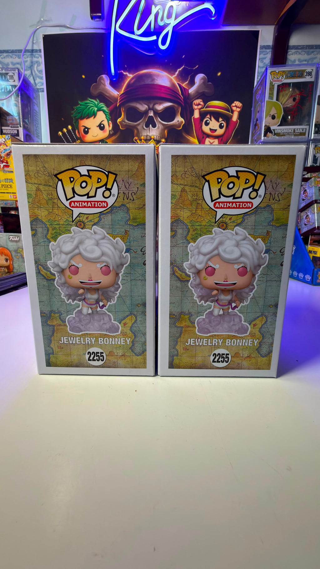 Funko Pop Bundle Jewelry Bonney 2255 Glow Chase One Piece
