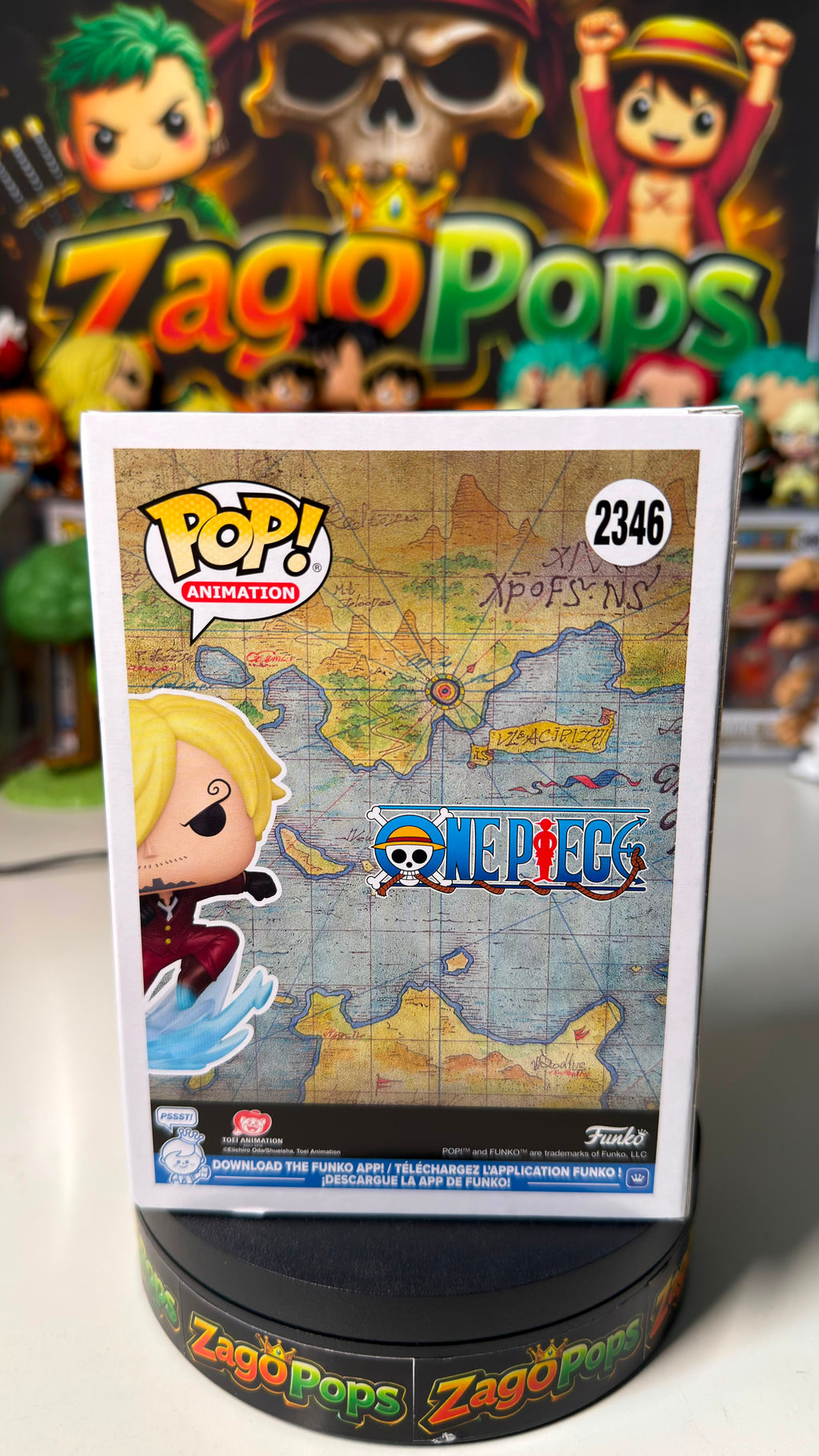 Funko Pop Sanji 2346 Glows in the Dark One Piece