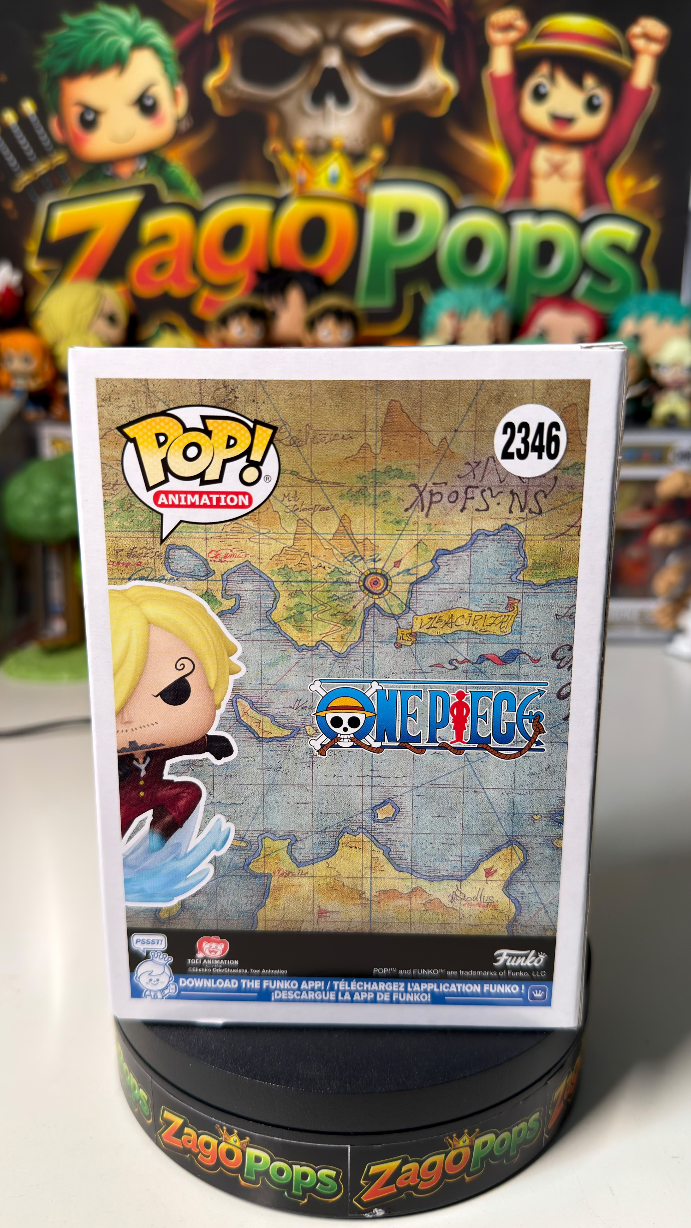 Funko Pop Sanji 2346 Glows in the Dark One Piece