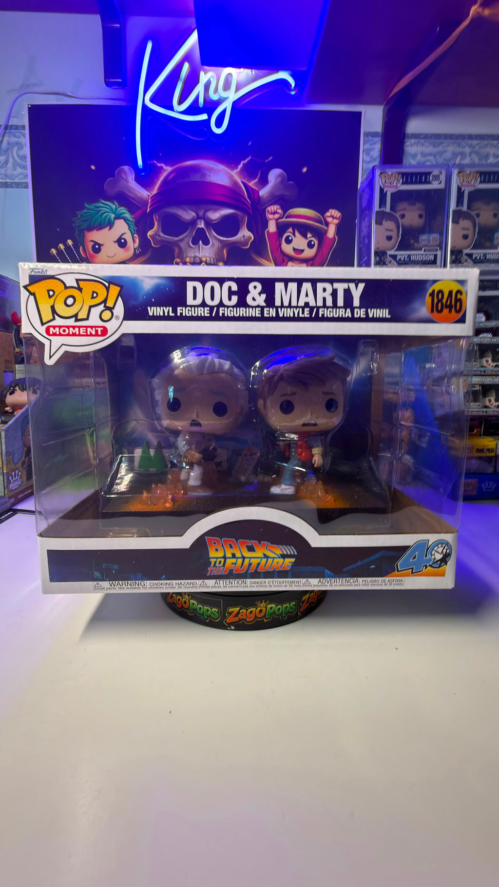 Funko Pop Doc & Marty 1846 Back to the future