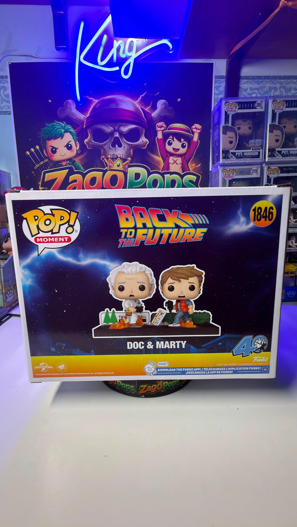 Funko Pop Doc & Marty 1846 Back to the future