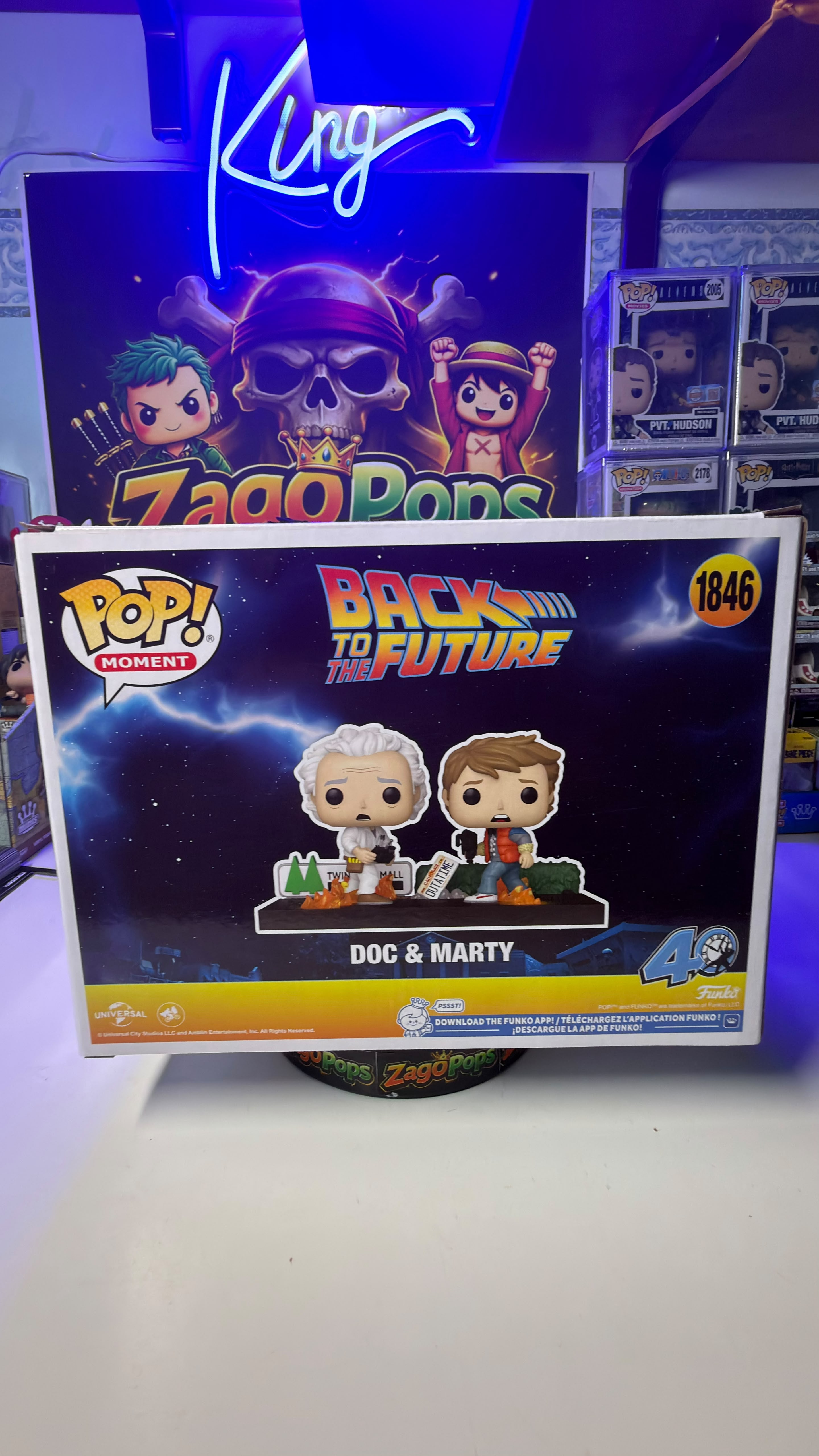 Funko Pop Doc & Marty 1846 Back to the future