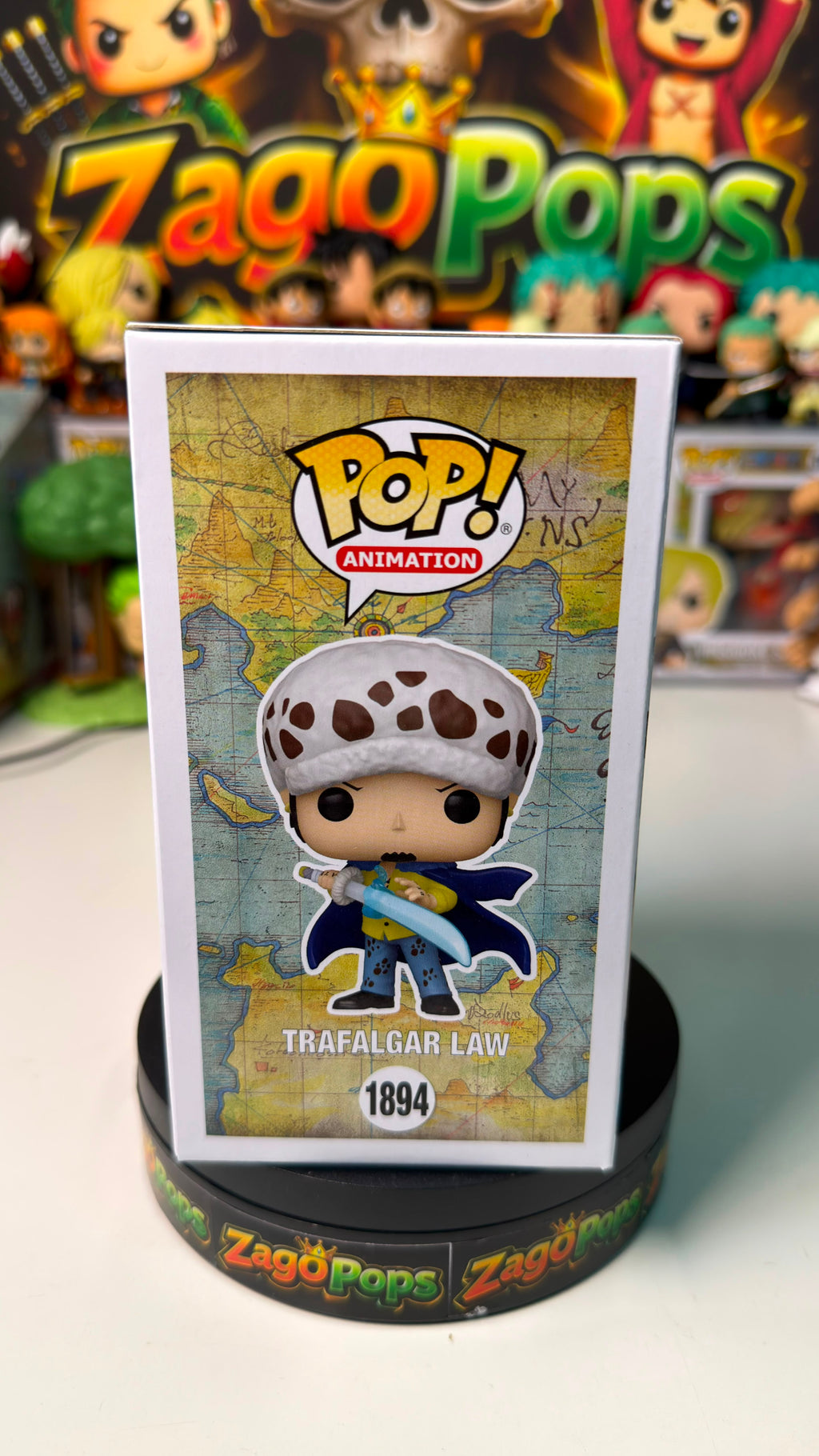Funko Pop Trafalgar Law 1894 Glows in the dark One Piece