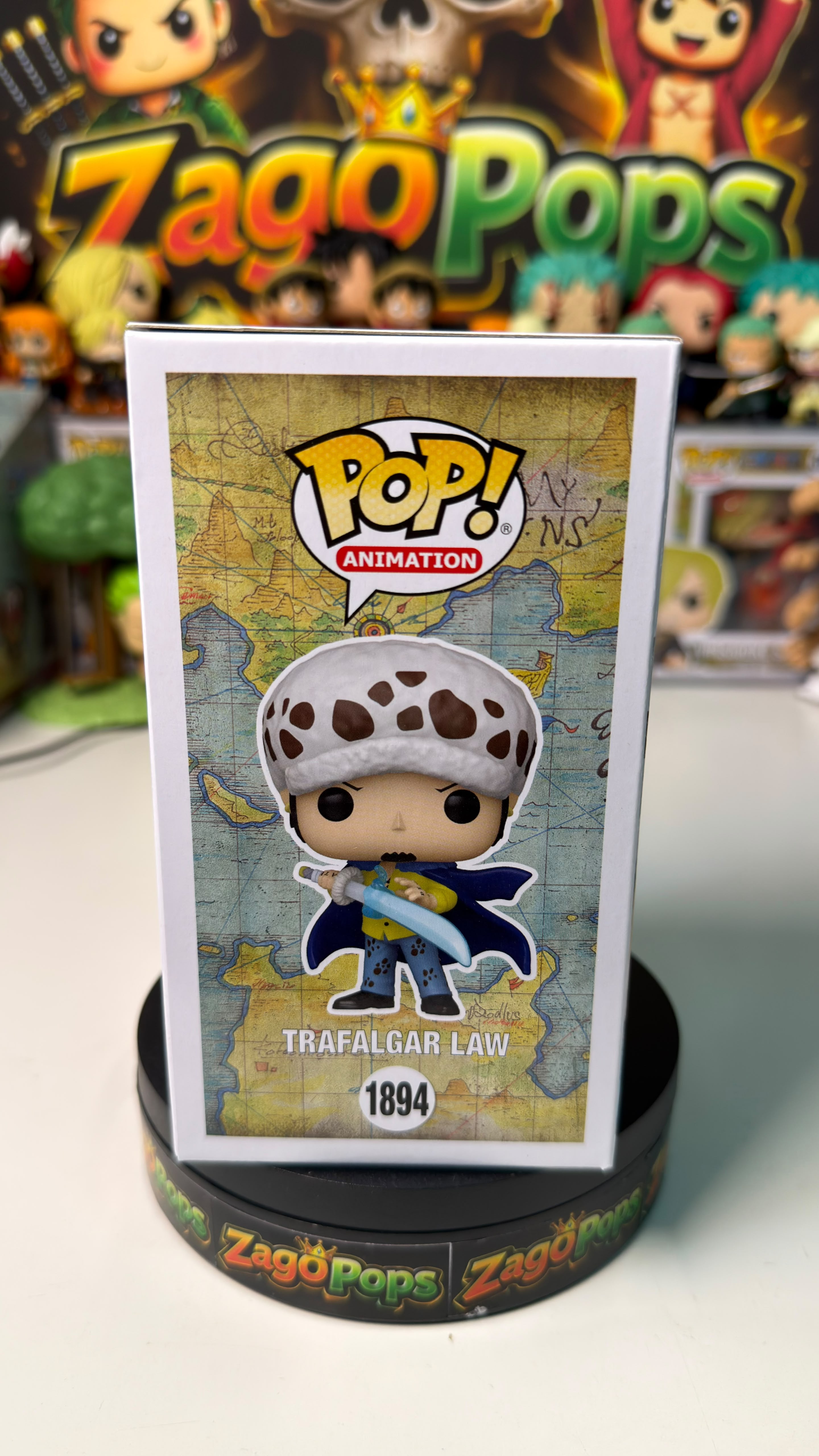 Funko Pop Trafalgar Law 1894 Glows in the dark One Piece