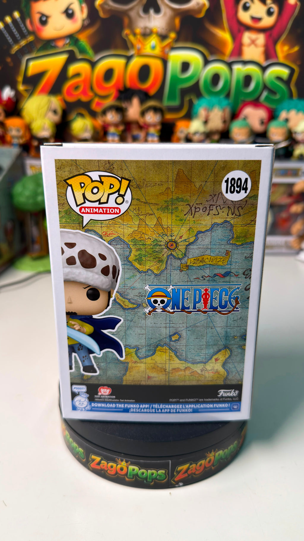 Funko Pop Trafalgar Law 1894 Glows in the dark One Piece