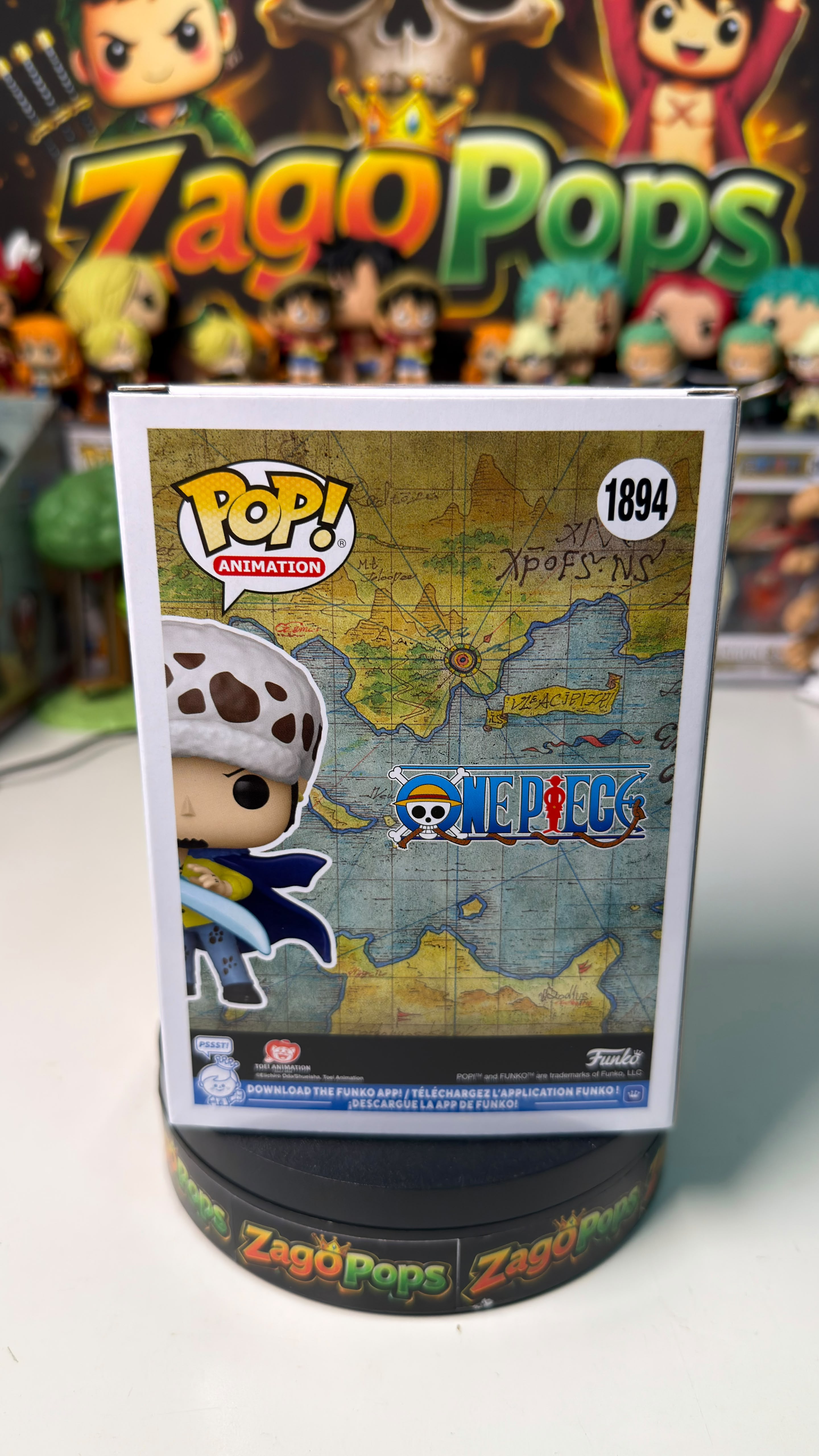 Funko Pop Trafalgar Law 1894 Glows in the dark One Piece