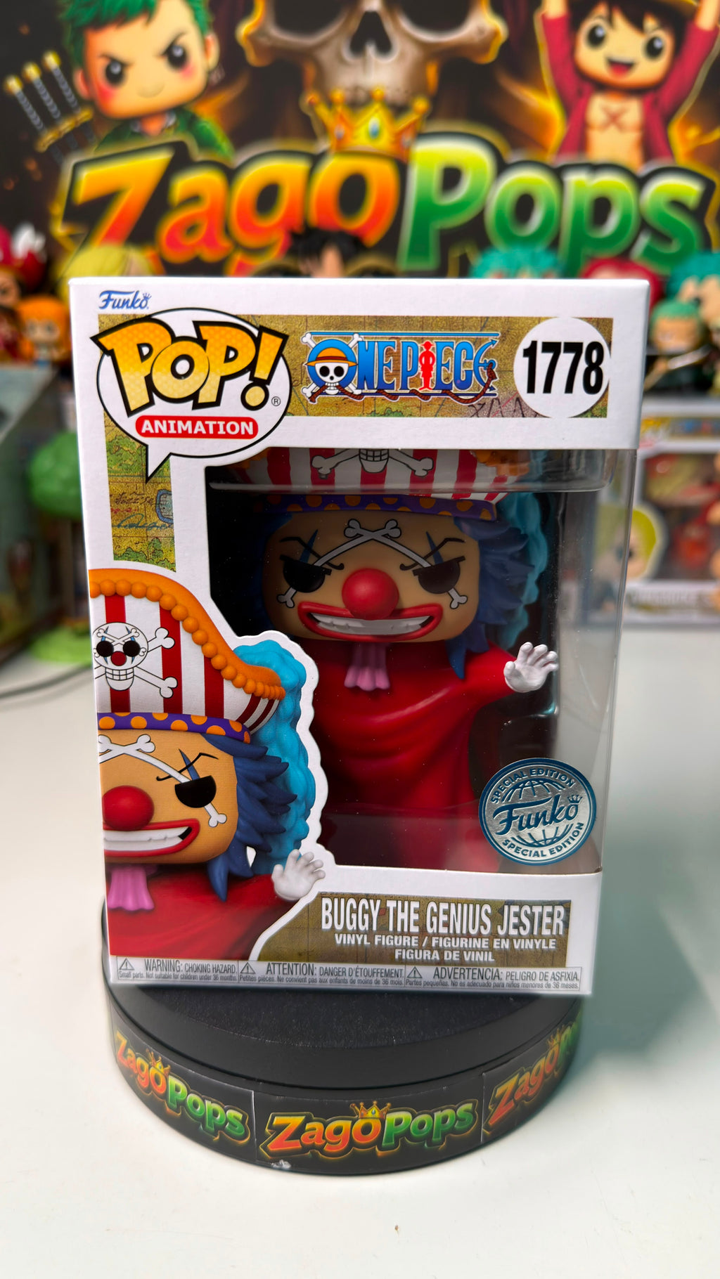 Funko Pop Buggy the genius Jester 1778 One Piece