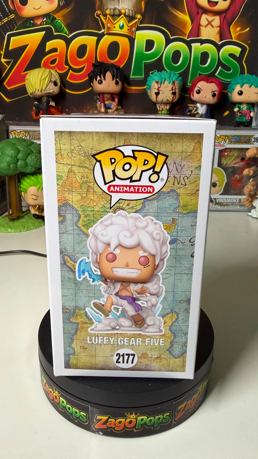 Funko Pop Luffy Gear Five 2177 Glows in the Dark Geekay One piece