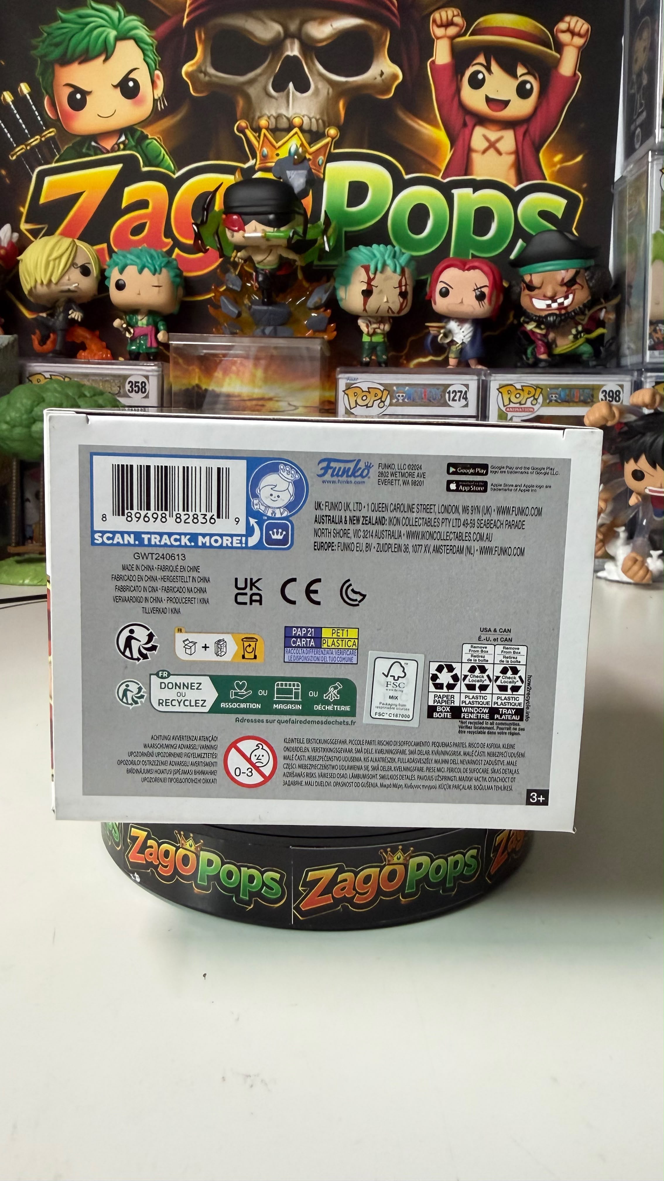Funko Pop Borsalino 1786 GameStop Exclusive One Piece