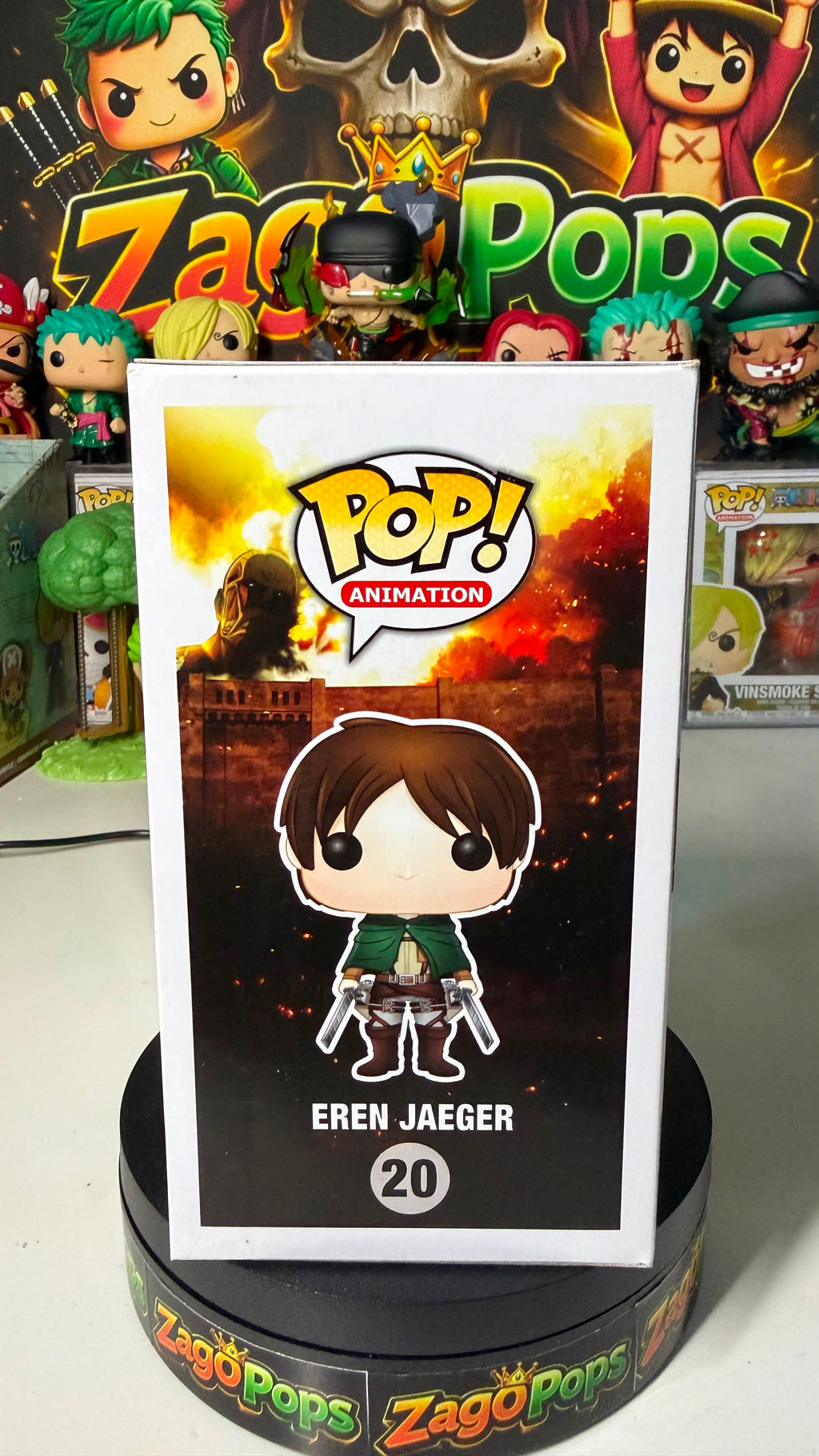 Funko Pop Eren Jaeger 20 Underground Toys Exclusive Attack on Titan