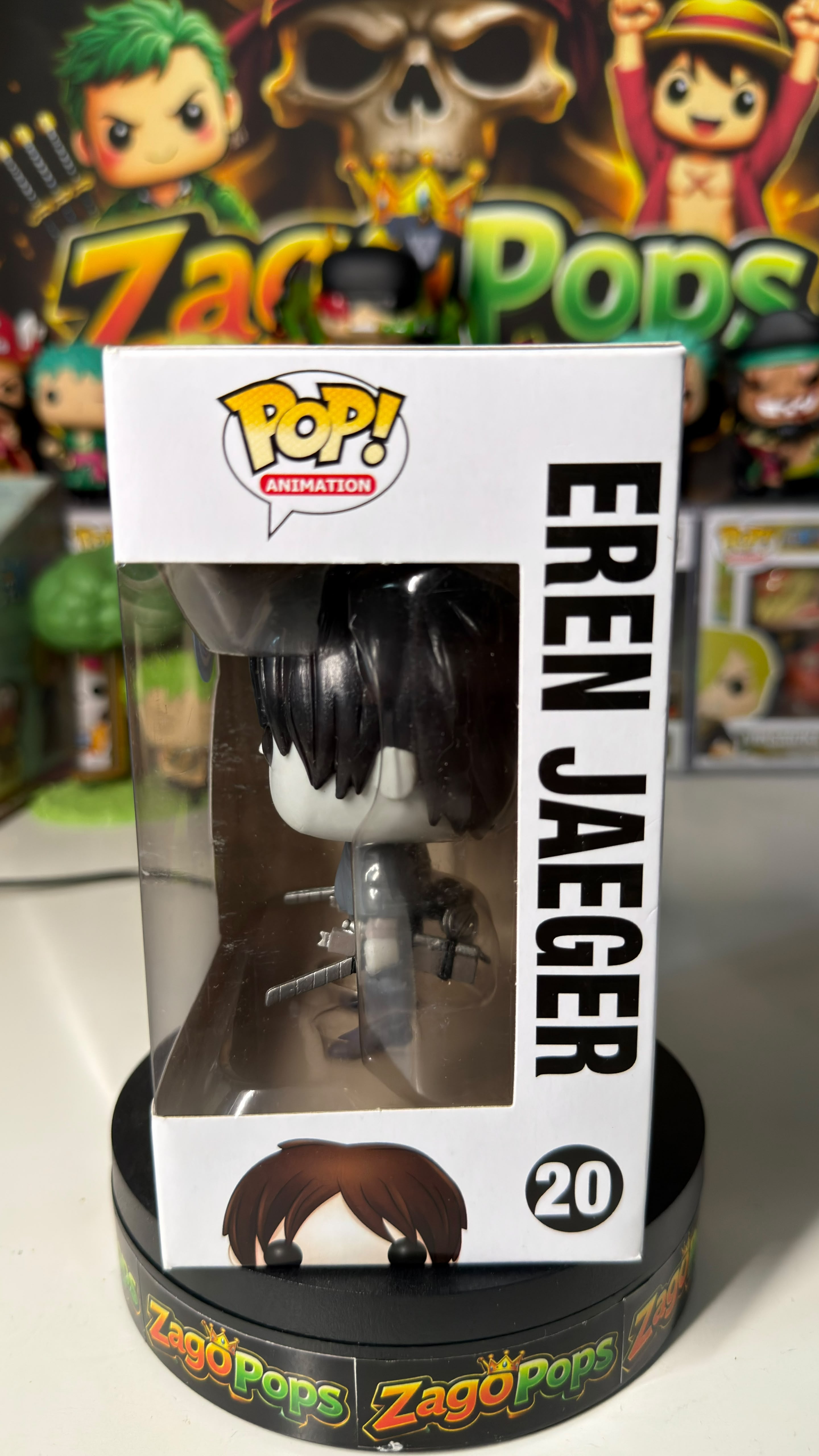 Funko Pop Eren Jaeger 20 Underground Toys Exclusive Attack on Titan
