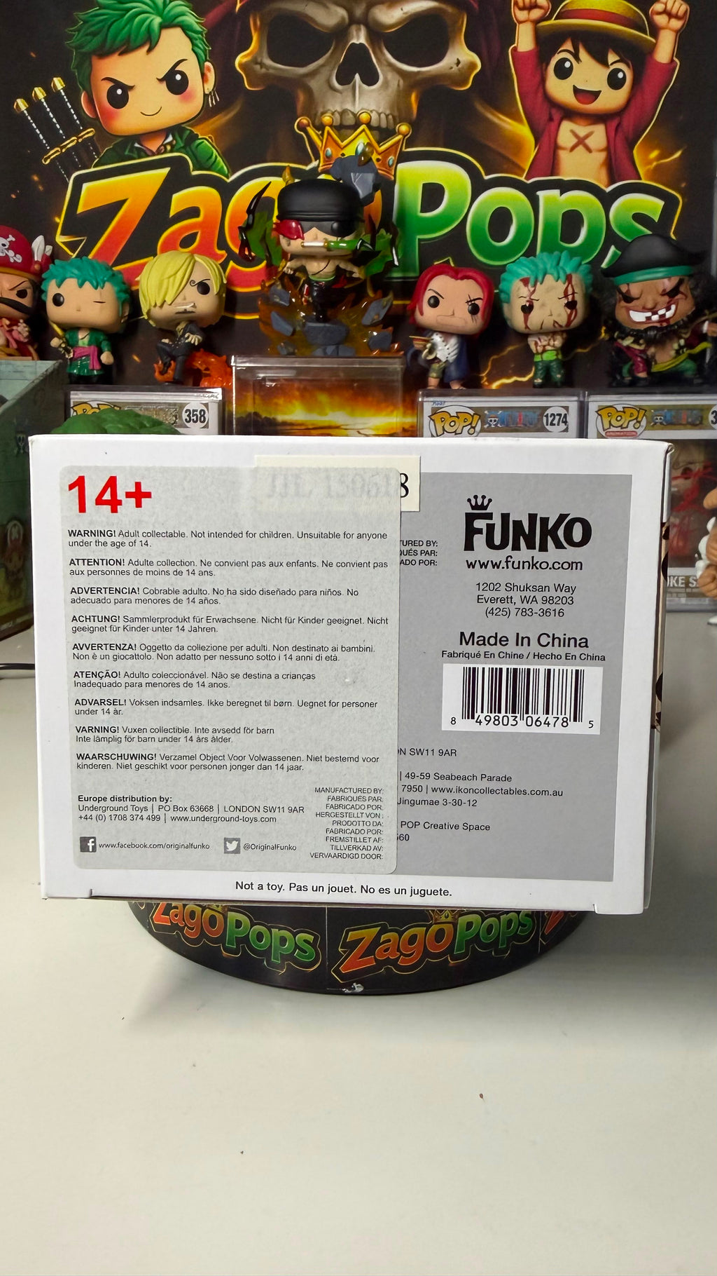 Funko Pop Eren Jaeger 20 Underground Toys Exclusive Attack on Titan