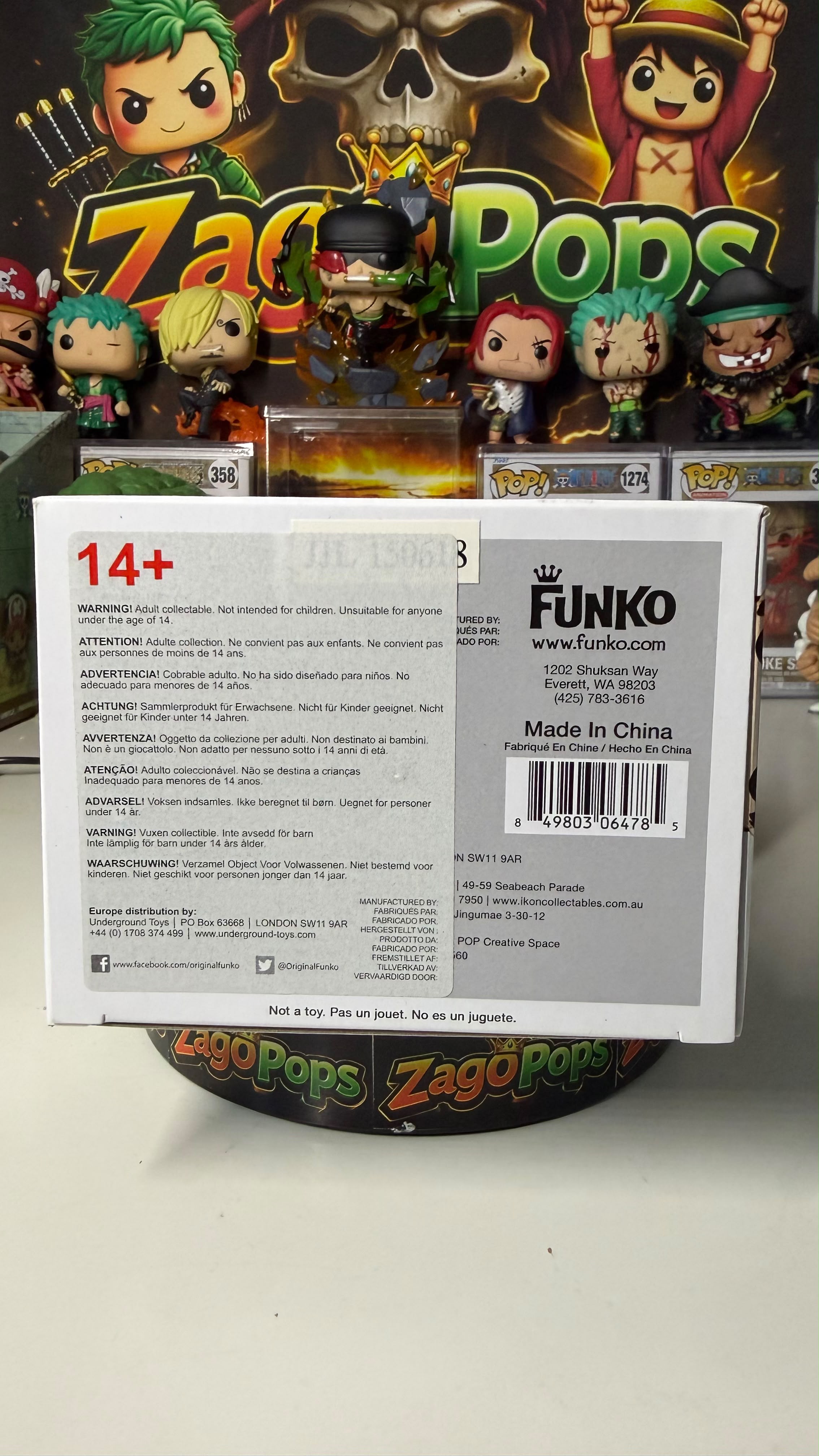 Funko Pop Eren Jaeger 20 Underground Toys Exclusive Attack on Titan