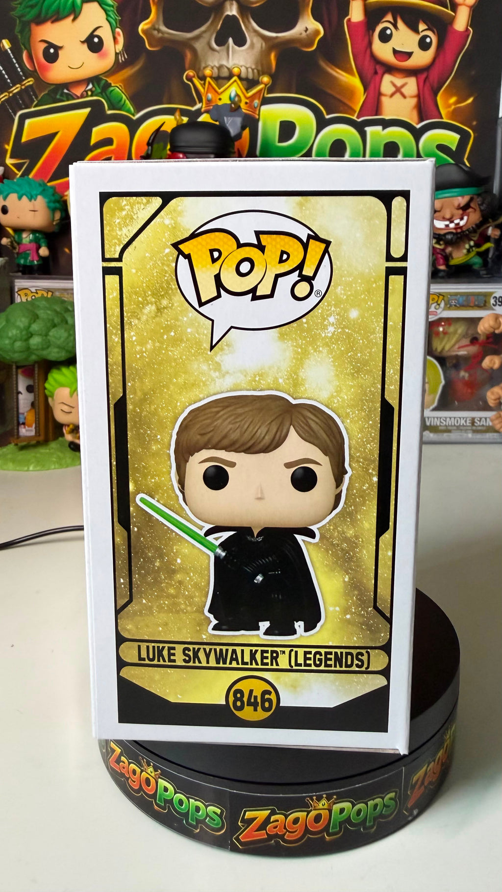 Funko Pop Luke Skywalker (Legends) 846 Glows in the Dark Star Wars