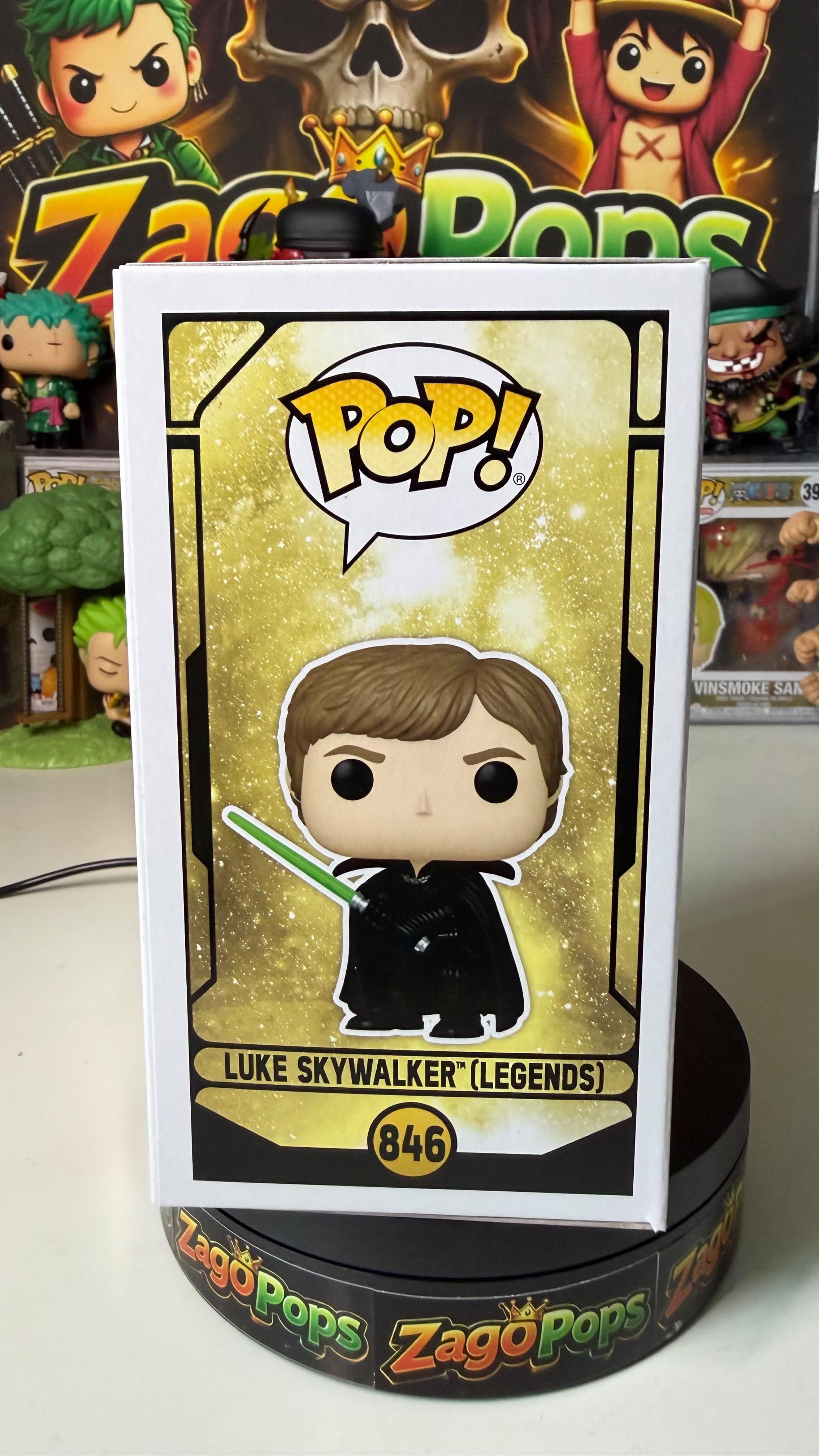 Funko Pop Luke Skywalker (Legends) 846 Glows in the Dark Star Wars