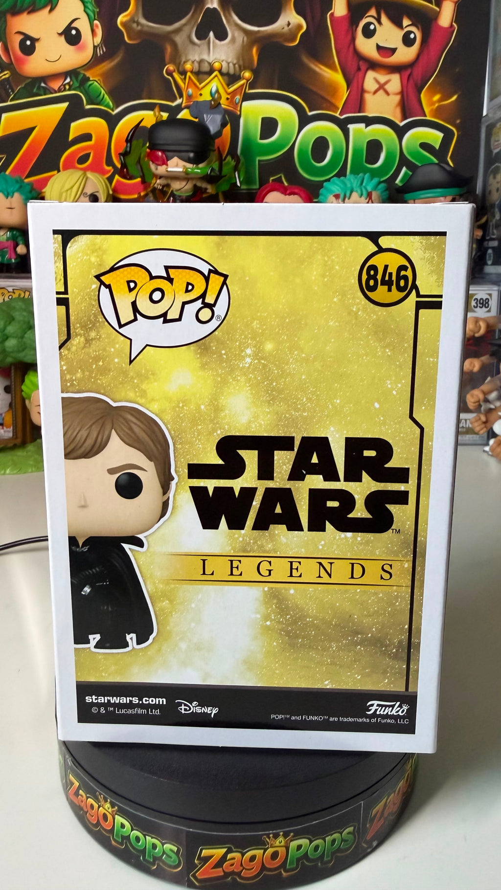Funko Pop Luke Skywalker (Legends) 846 Glows in the Dark Star Wars