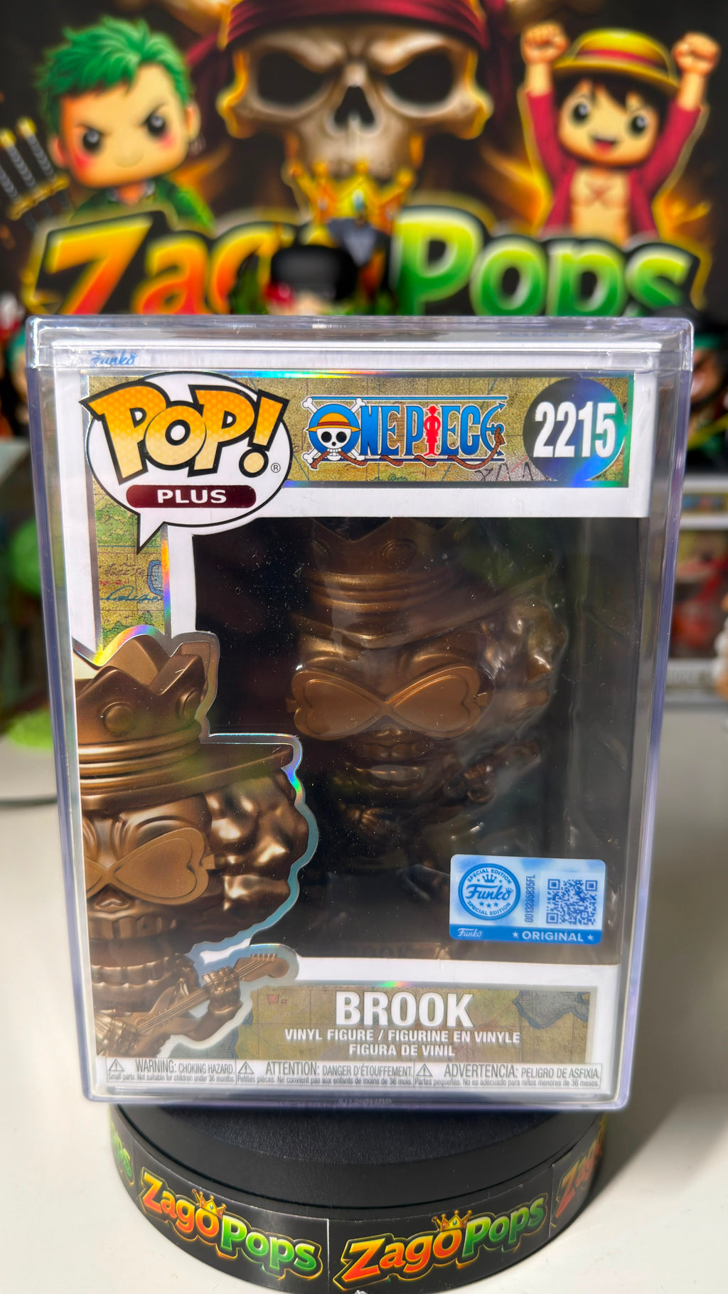 Funko Pop Brook Bronze 2215 One Piece