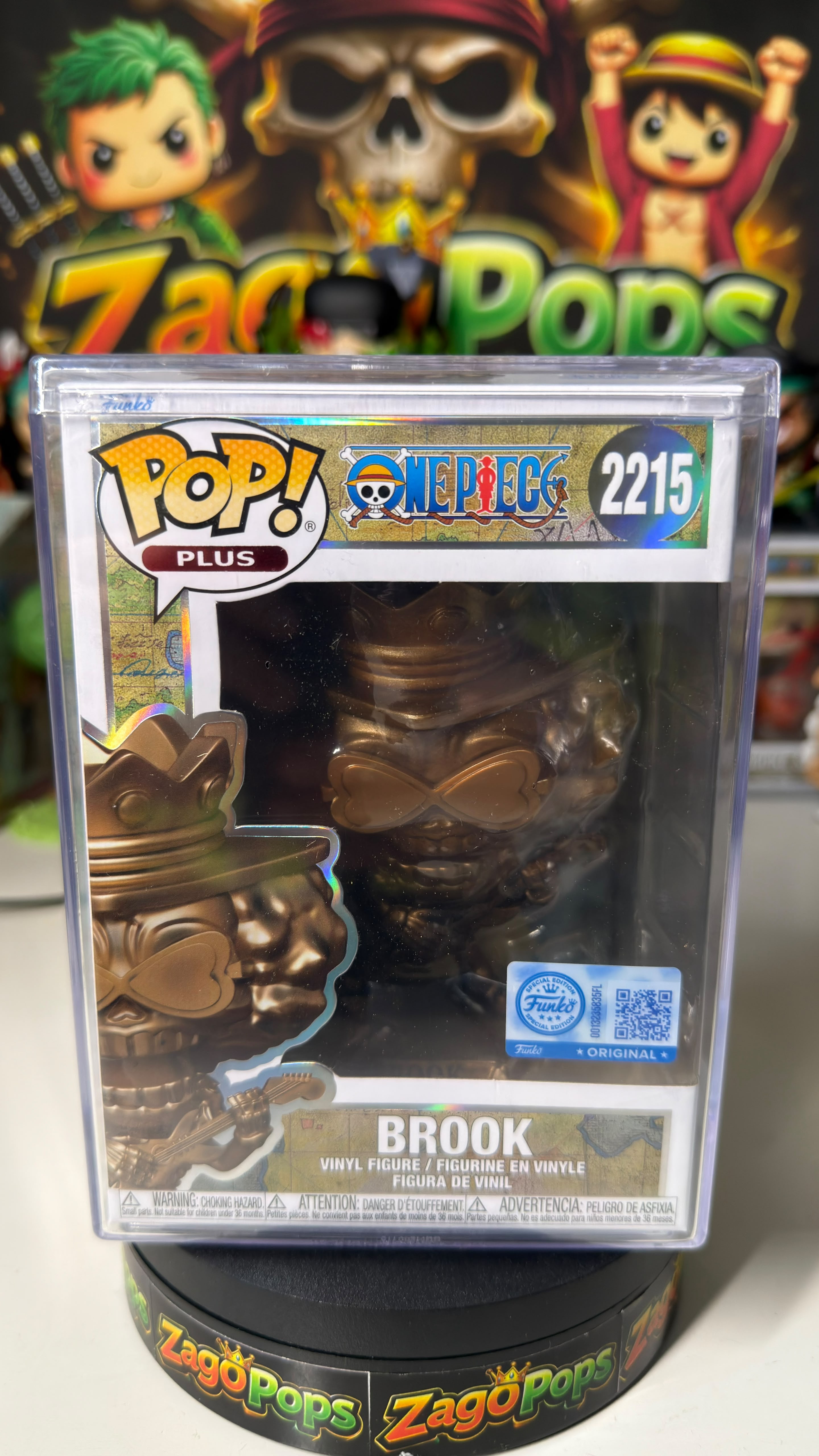 Funko Pop Brook Bronze 2215 One Piece