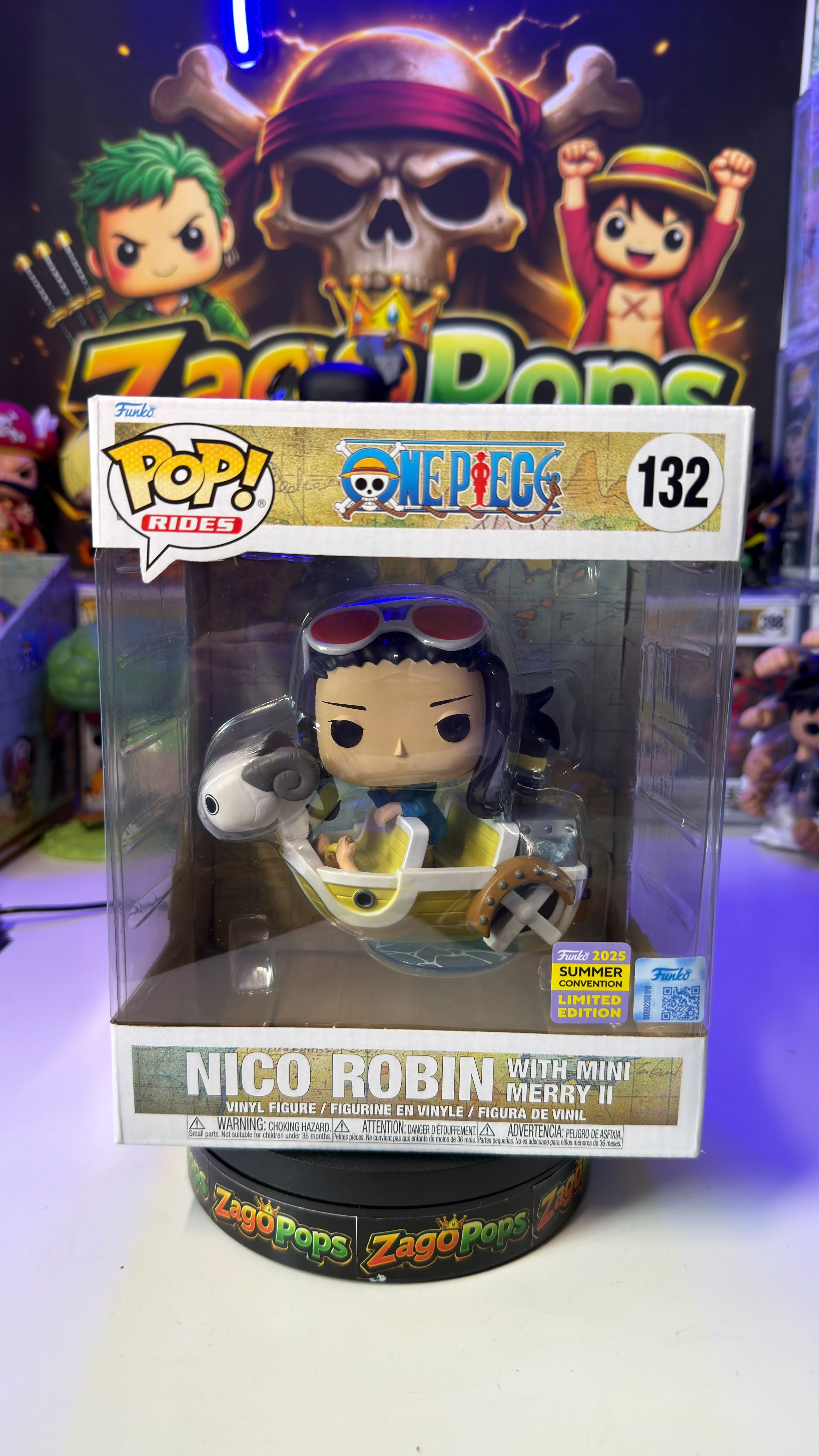 Funko Pop Nico Robin with Mini Merry II 132 One Piece