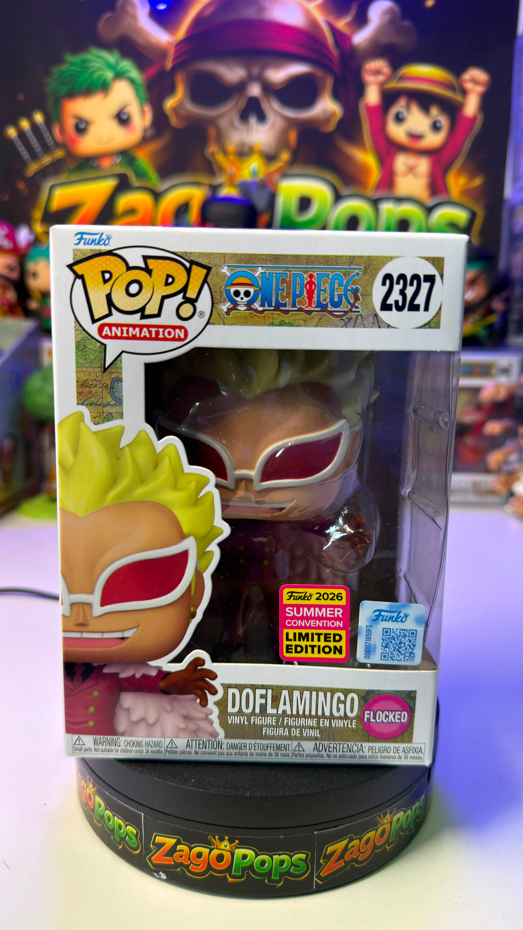 Funko Pop Doflamingo 2327 Flocked One Piece