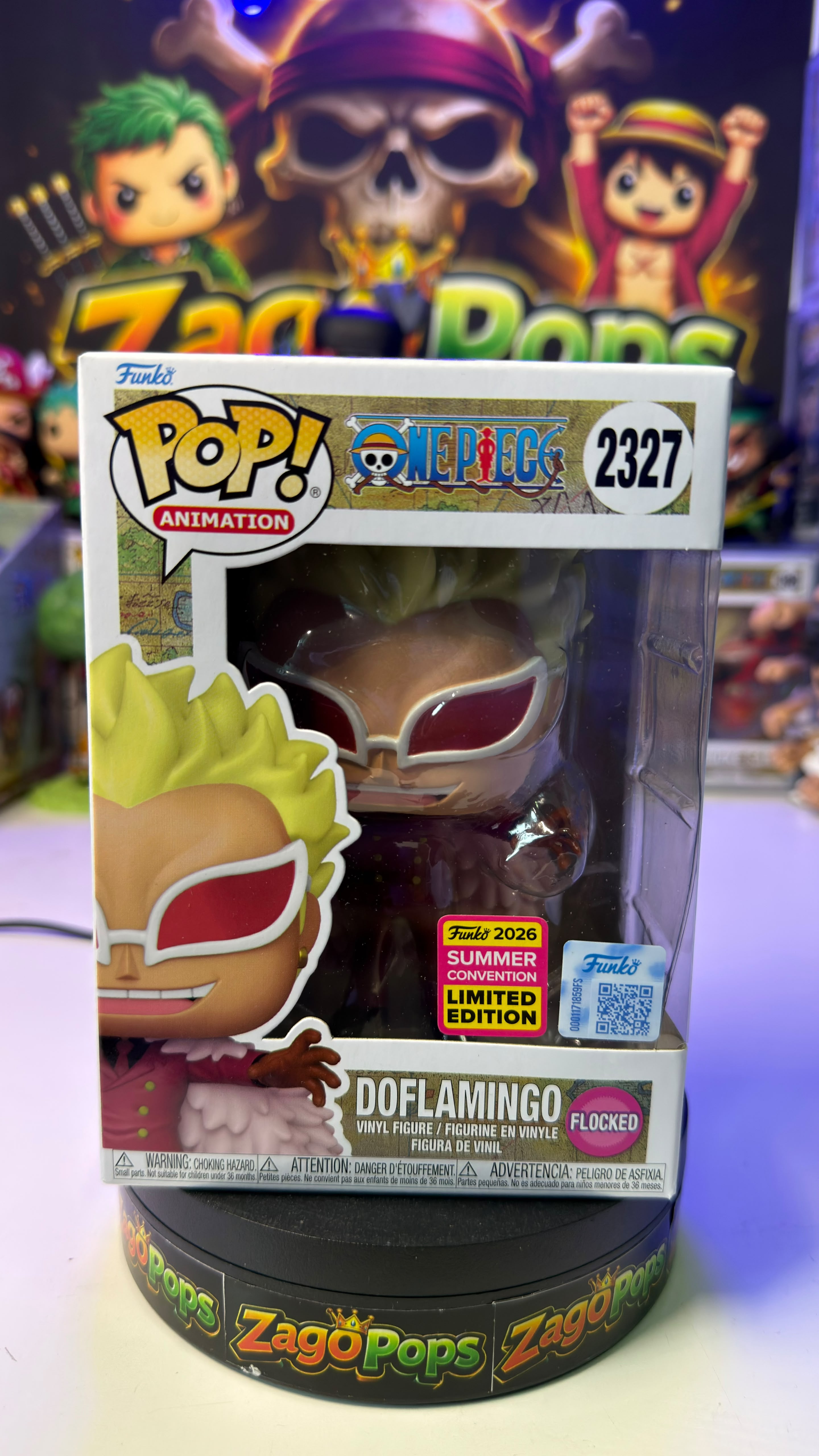 Funko Pop Doflamingo 2327 Flocked One Piece