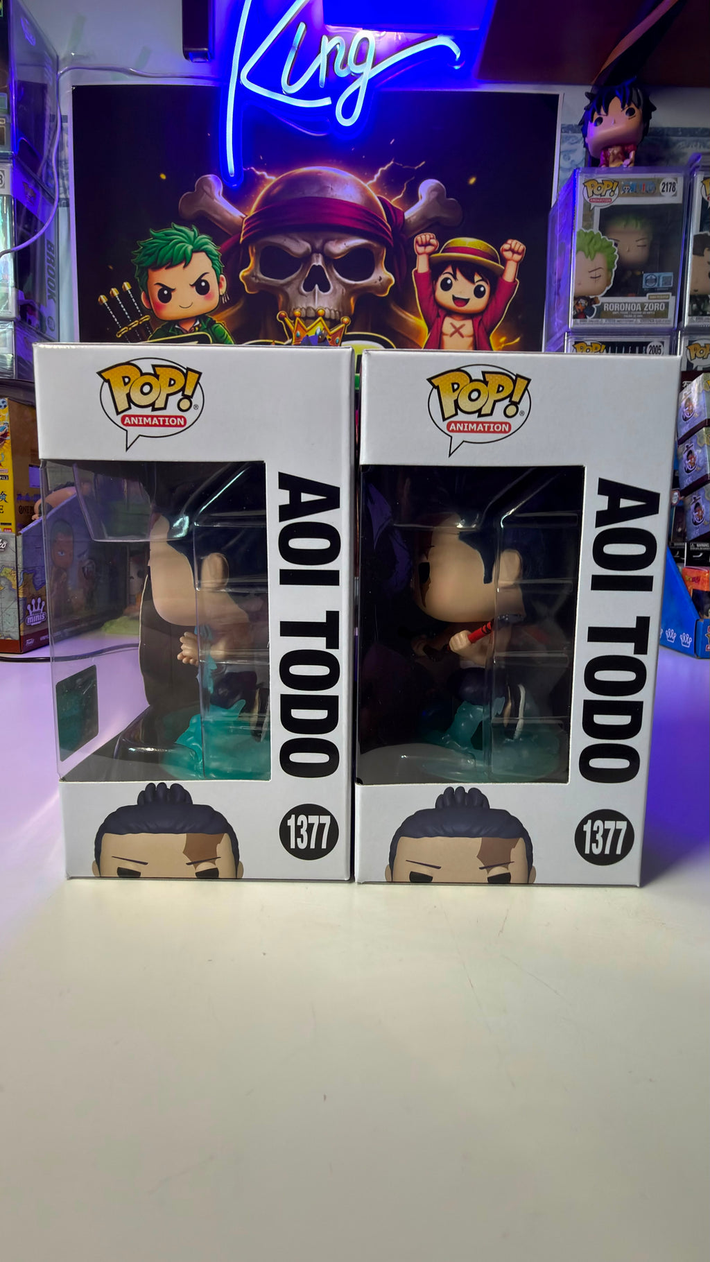 Funko Pop Bundle Aoi Todo 1377 Glow Chase Chalice Exclusive Jujutsu Kaisen