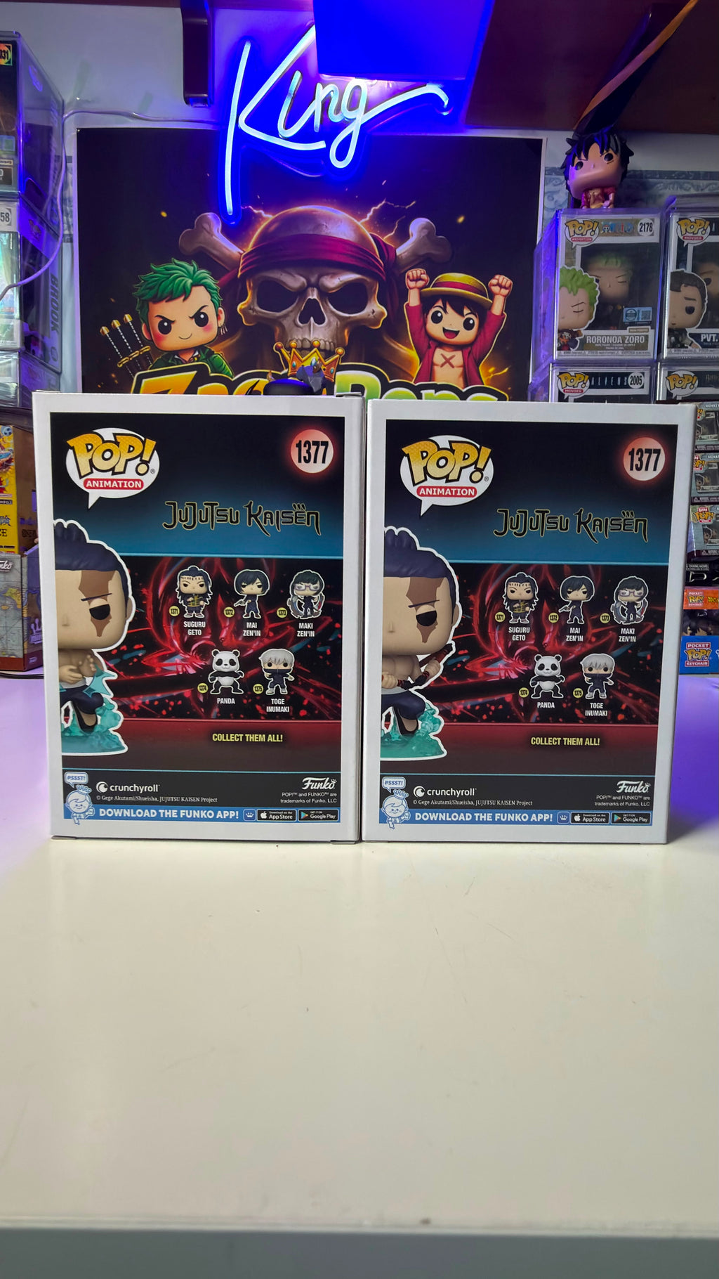 Funko Pop Bundle Aoi Todo 1377 Glow Chase Chalice Exclusive Jujutsu Kaisen