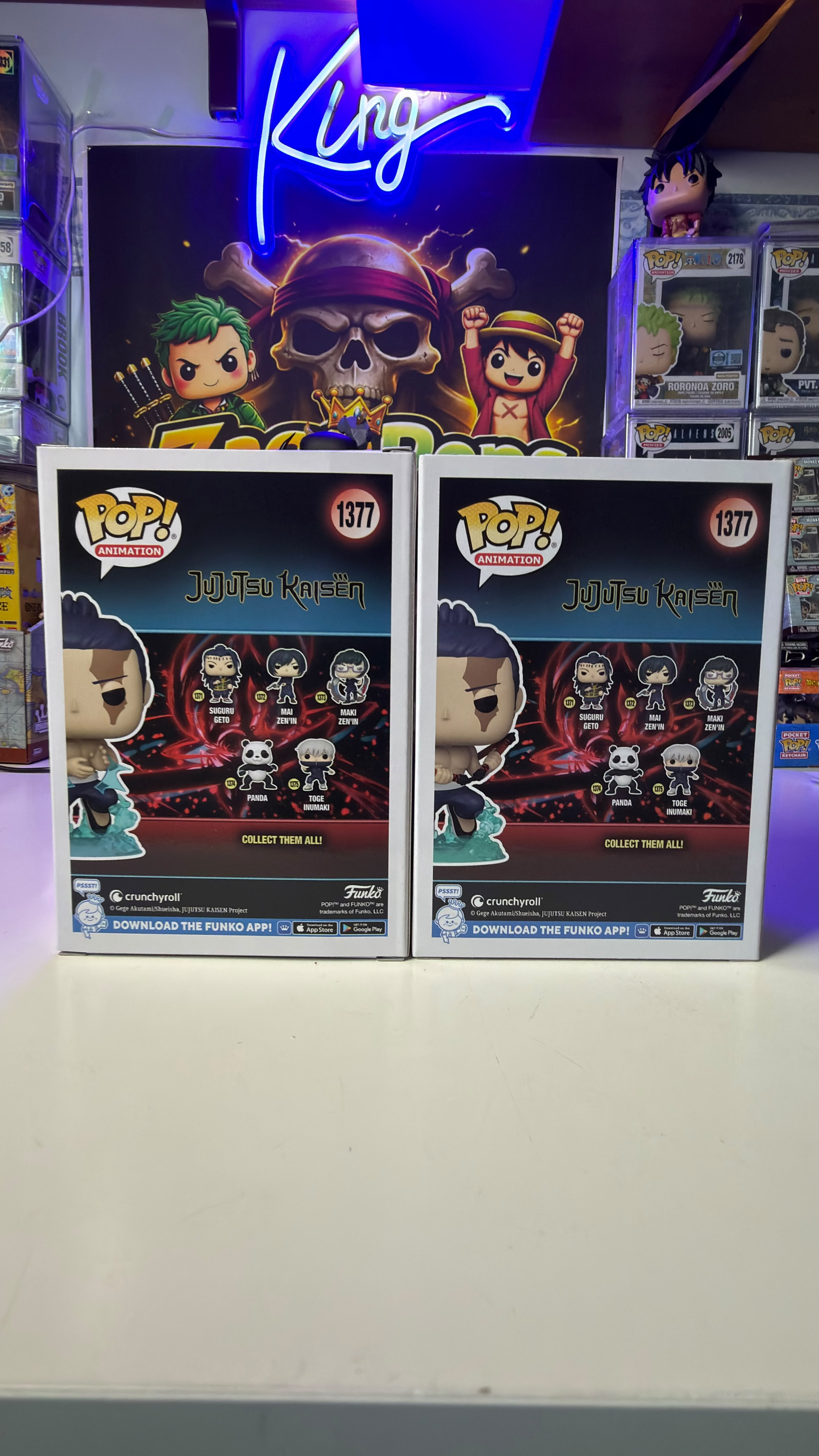 Funko Pop Bundle Aoi Todo 1377 Glow Chase Chalice Exclusive Jujutsu Kaisen