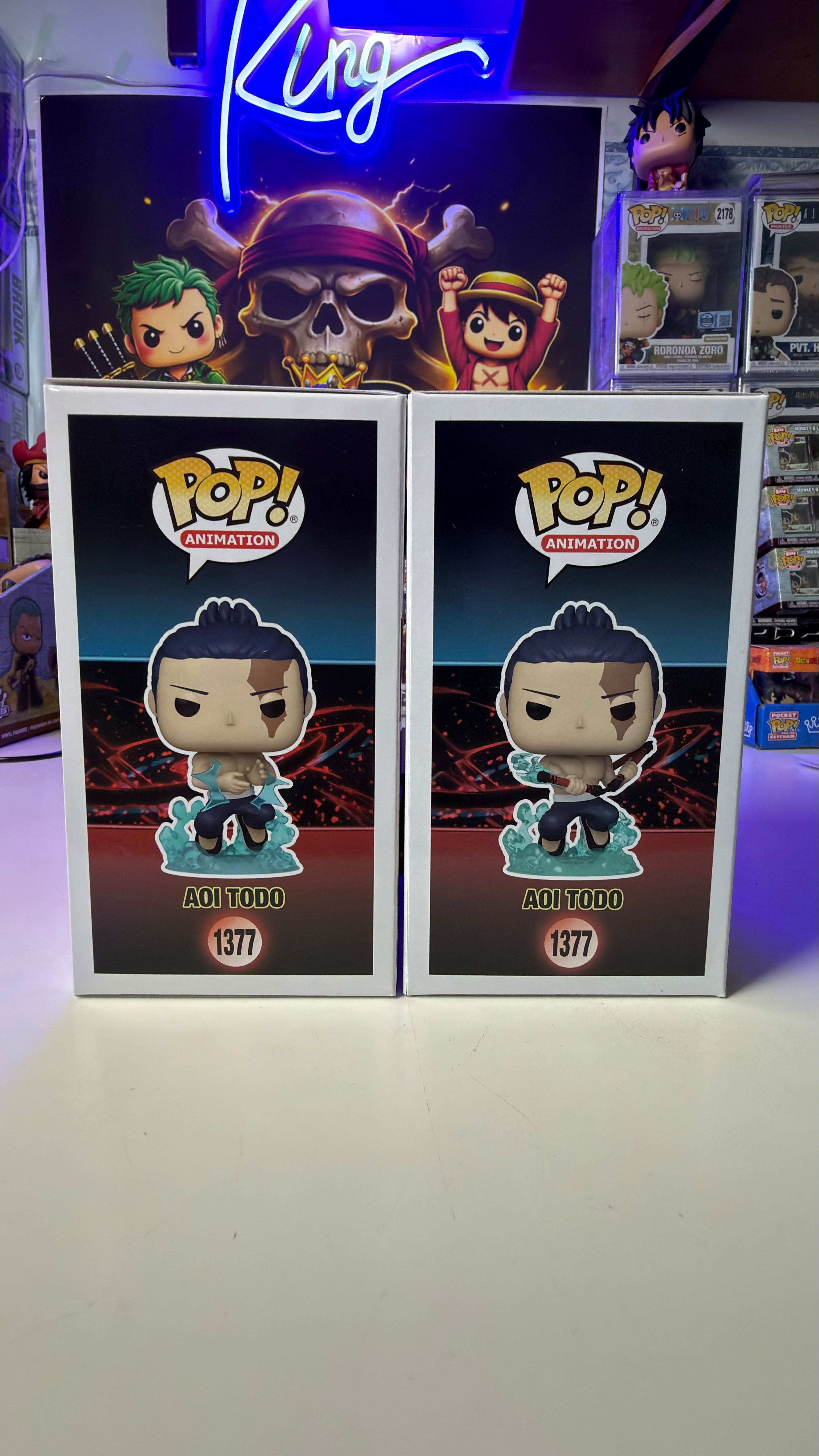 Funko Pop Bundle Aoi Todo 1377 Glow Chase Chalice Exclusive Jujutsu Kaisen