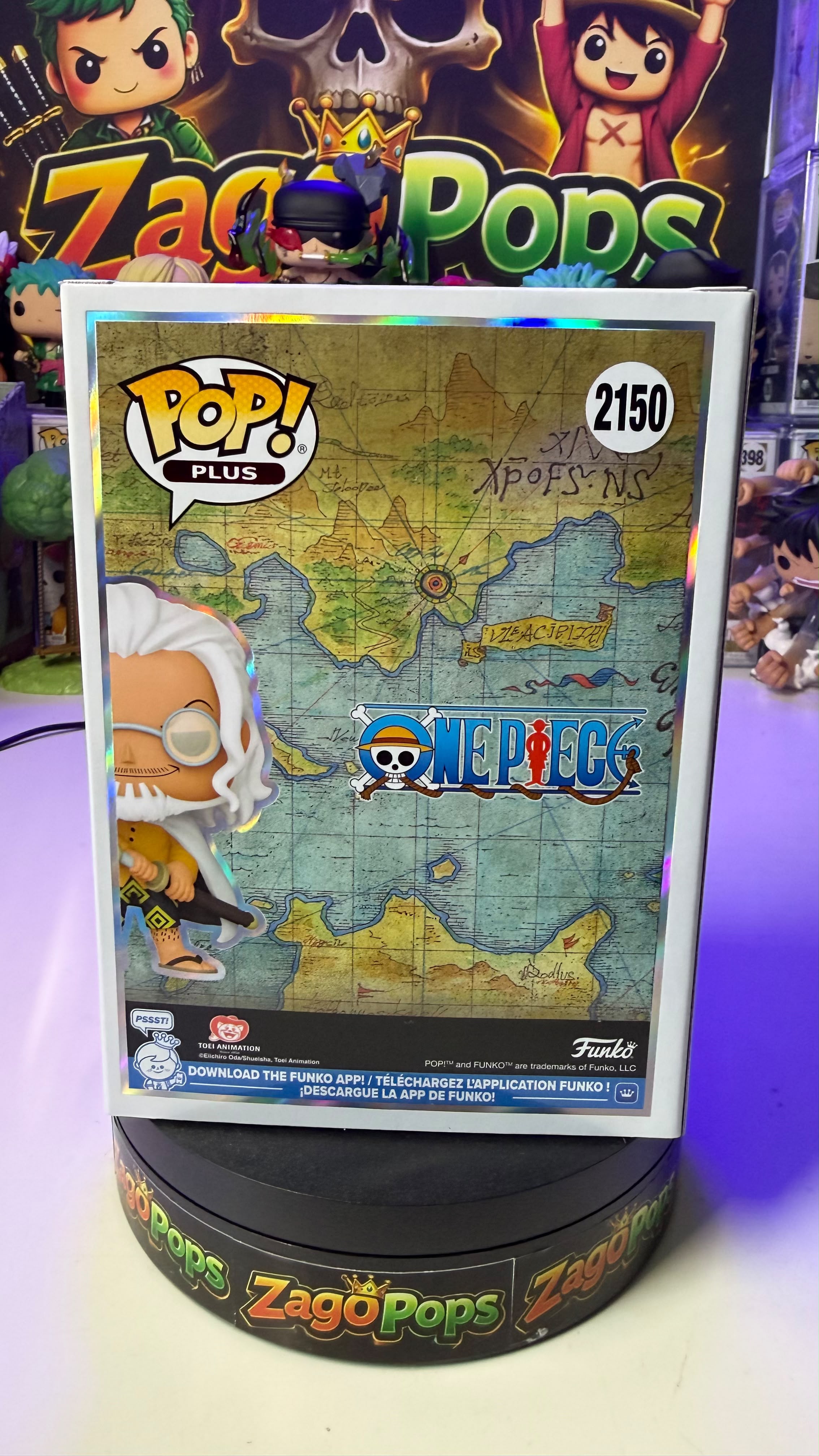 Funko Pop Silvers Rayleigh 2150 Chalice Exclusive One Piece