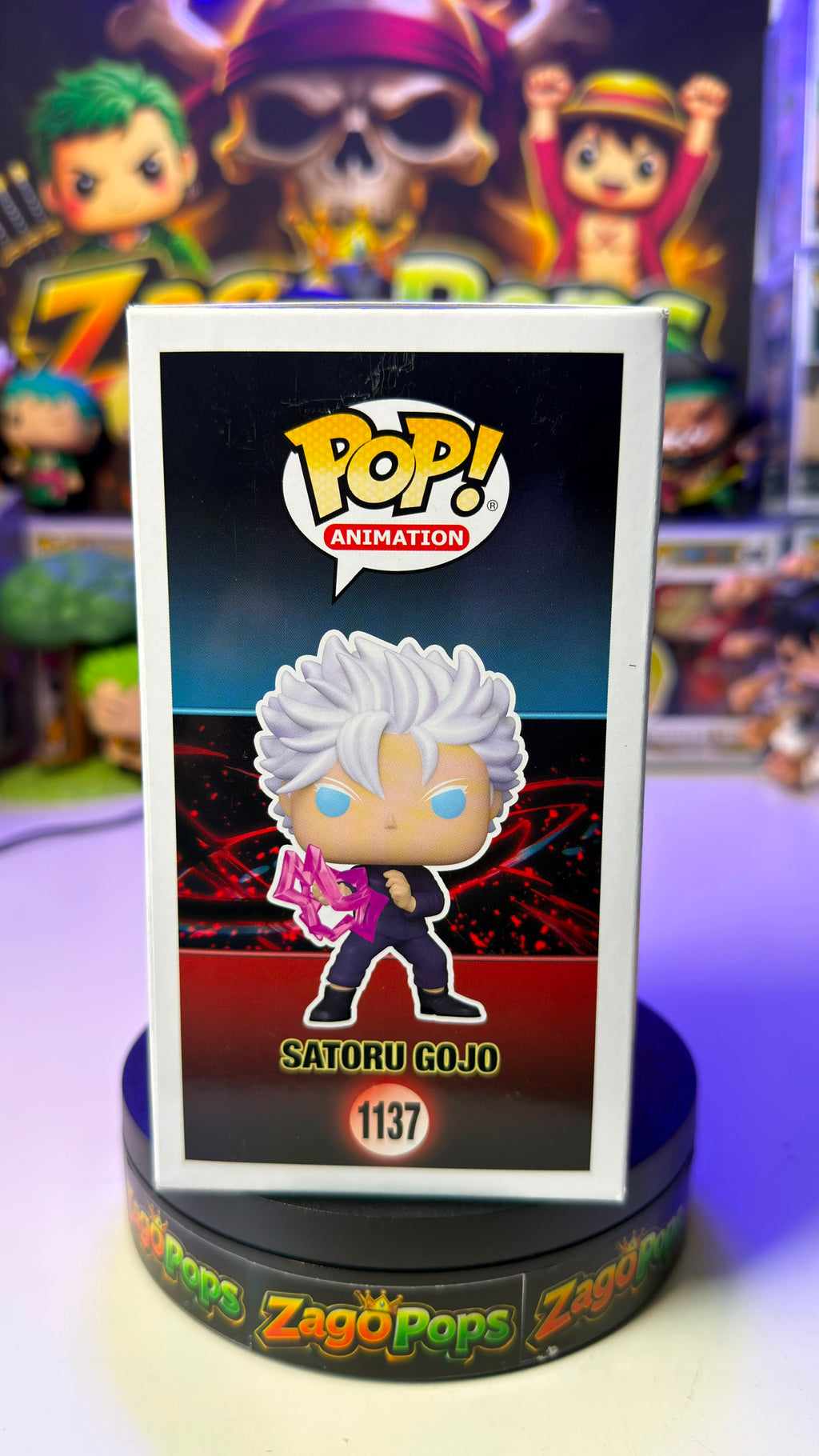 Funko Pop Satoru Gojo 1137 Chalice Exclusive Jujutsu Kaisen