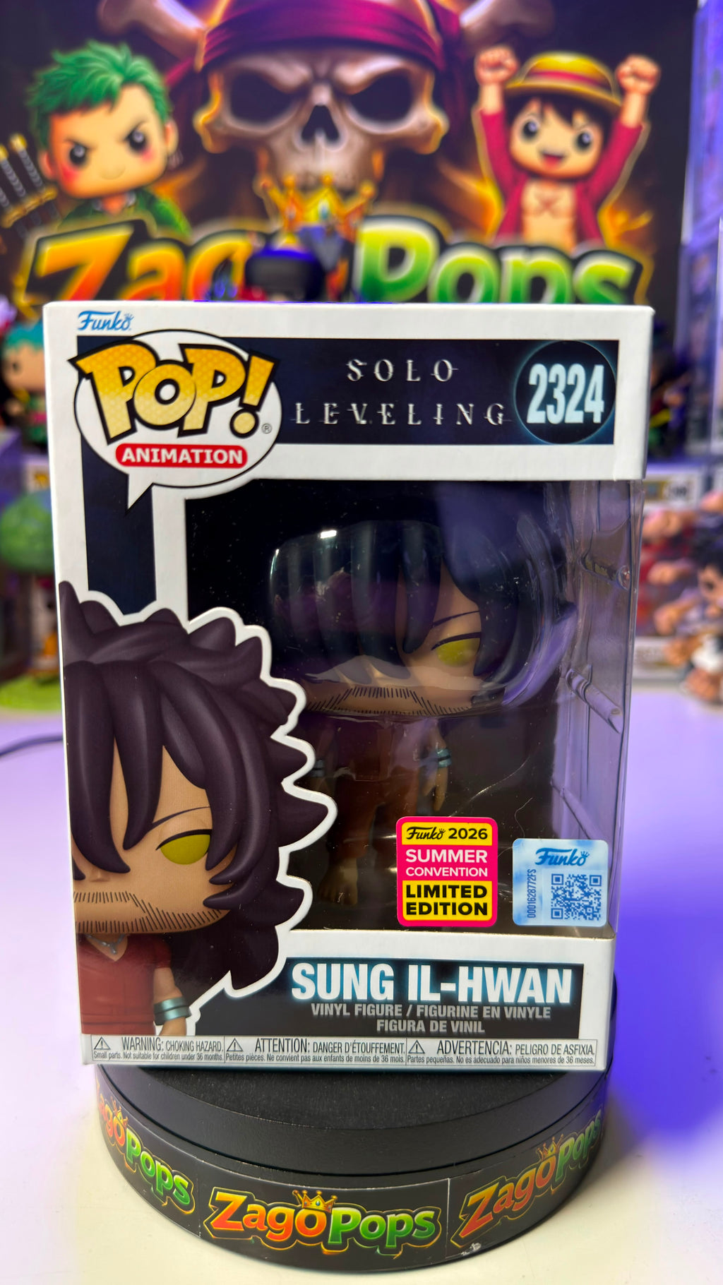 Funko Pop Sung il Hwan 2324 Solo Leveling