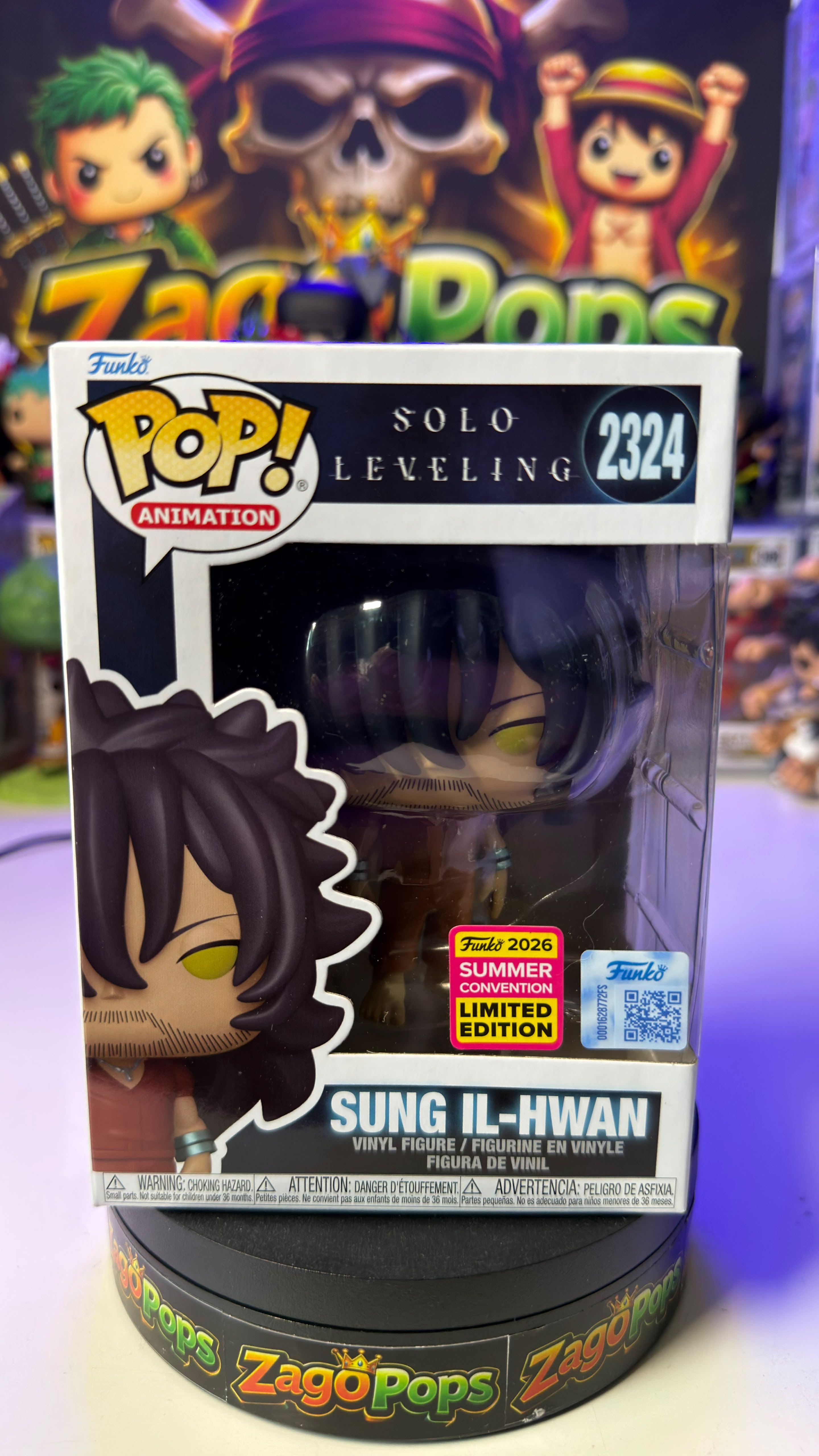 Funko Pop Sung il Hwan 2324 Solo Leveling