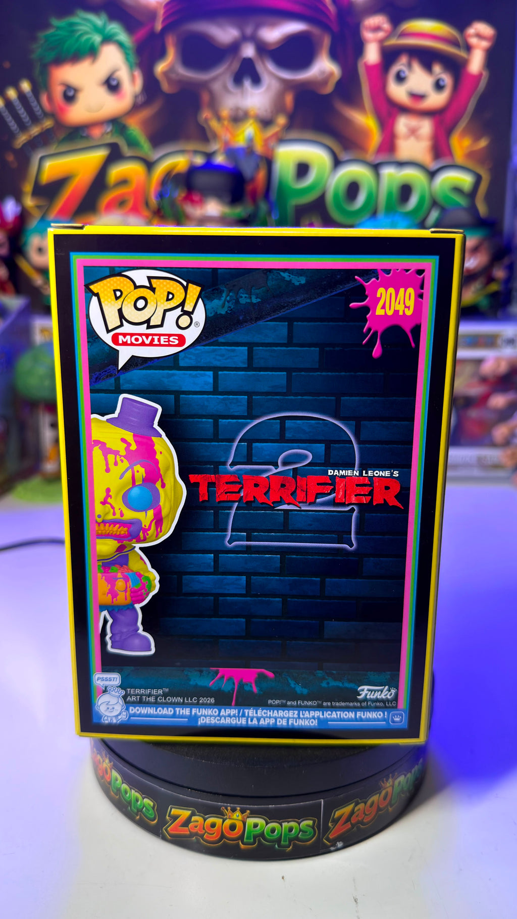 Funko Pop Art the Clown 2049 Terrifier