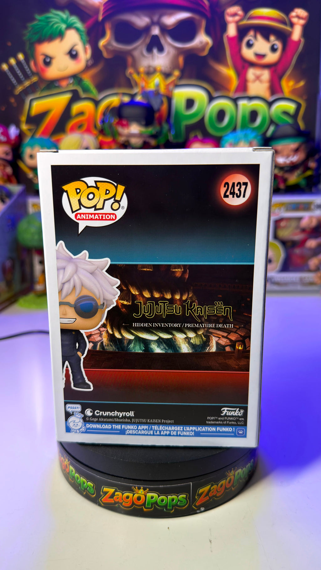 Funko Pop Satoru Gojo 2437 Jujutsu Kaisen